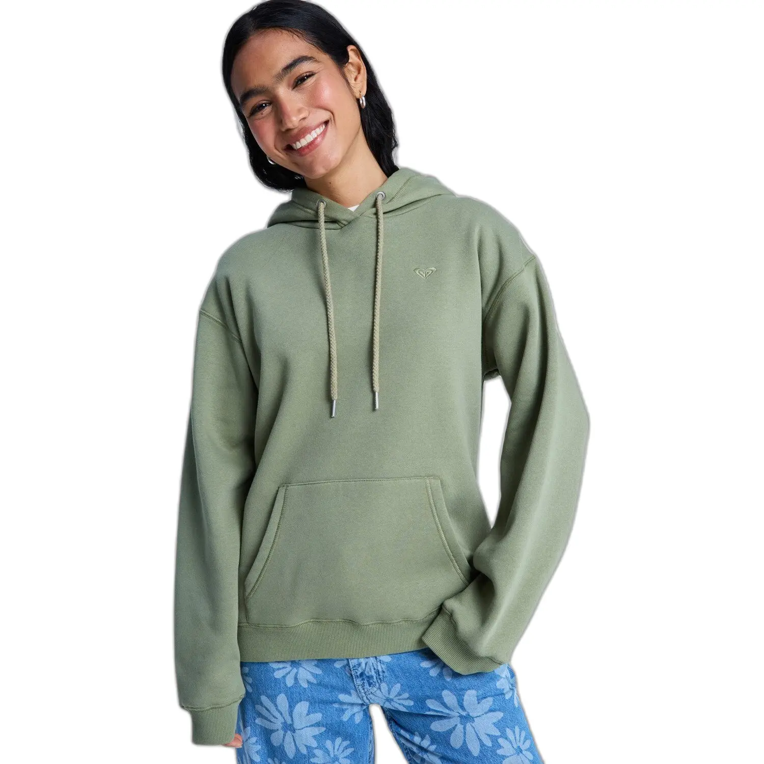 Roxy Women's Vert Hooded Sweatshirt Surf Stoked Brushed