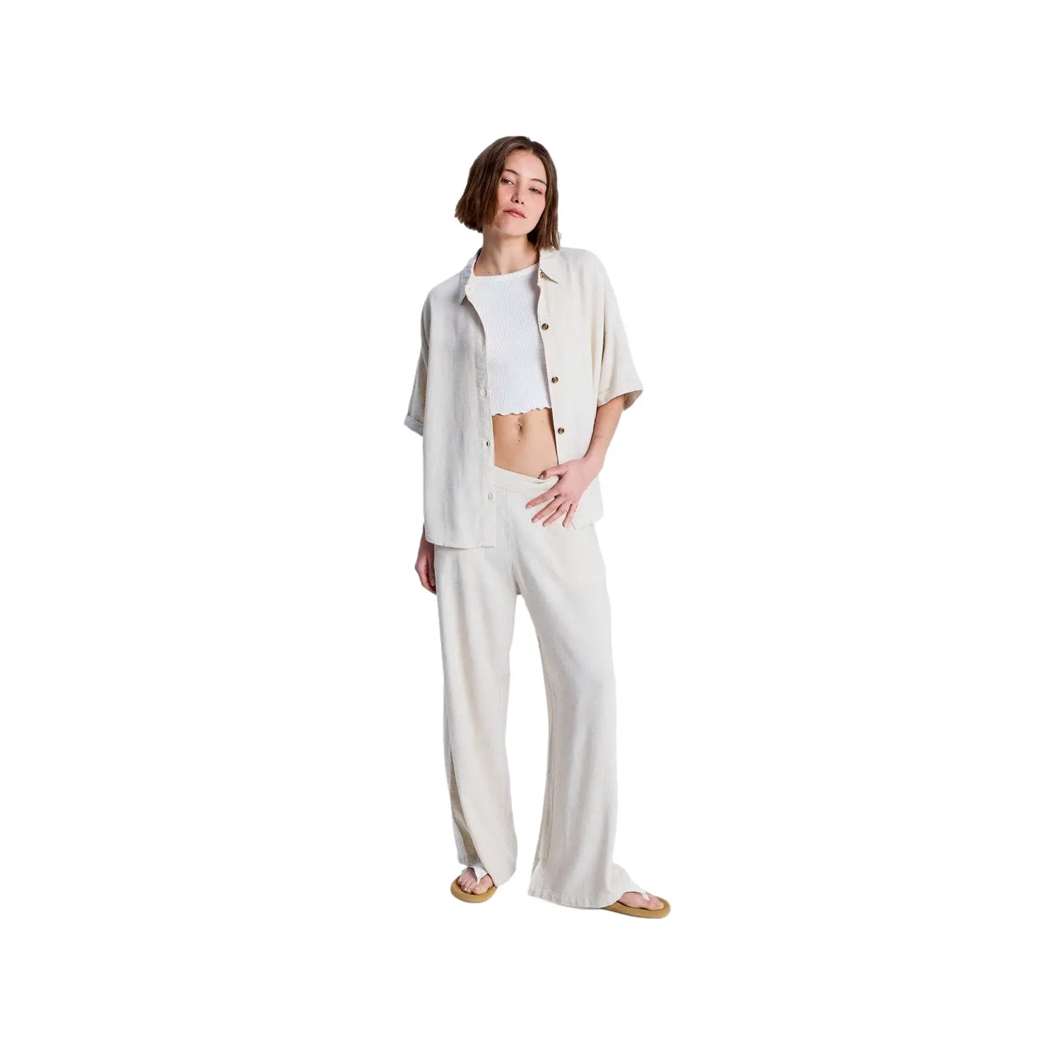Pantaloni a palazzo da donna  Midnight Avenue Solid