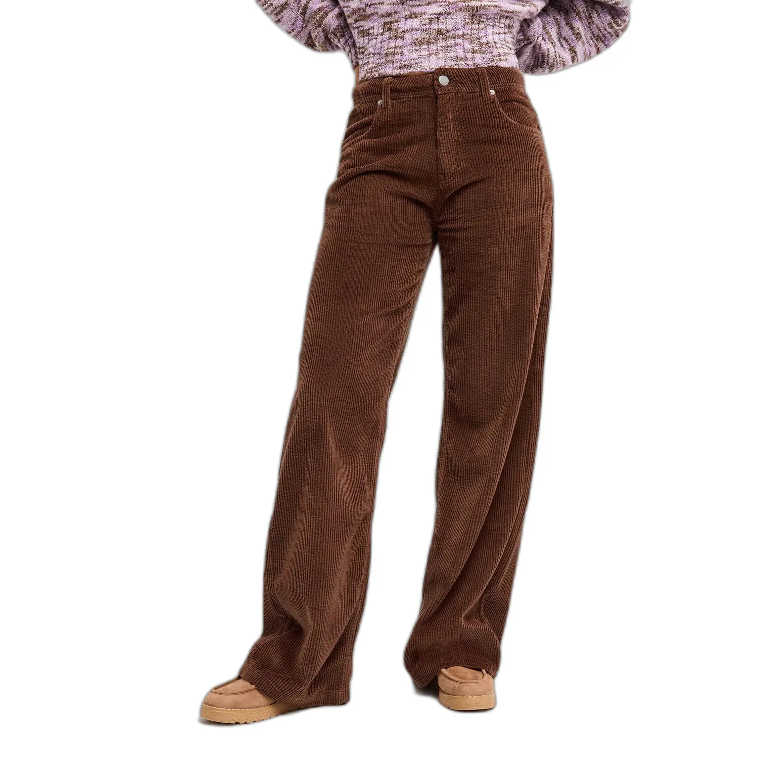 Roxy Surf Crush Cord Broek Bruin 34 Vrouw