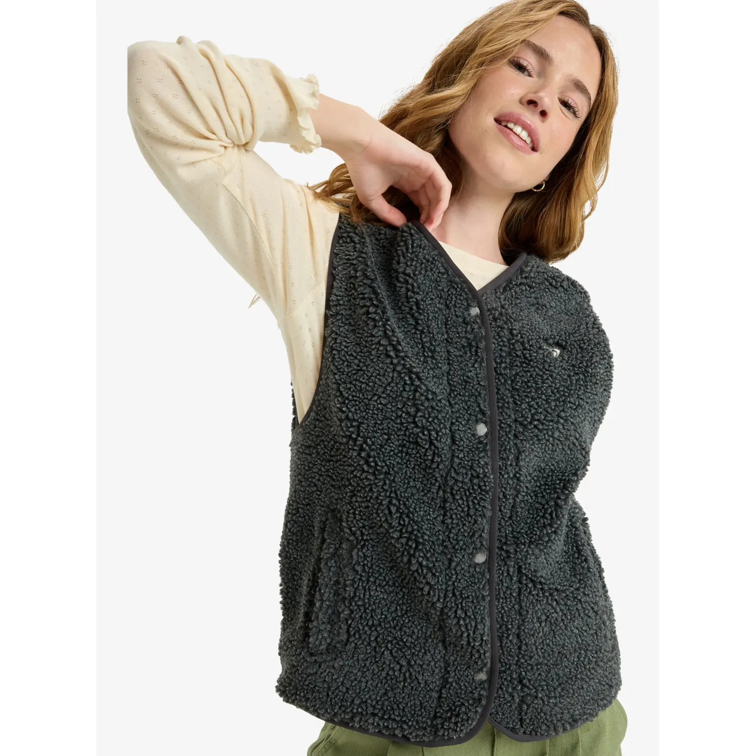 Gilet in sherpa da donna  Iconic Town