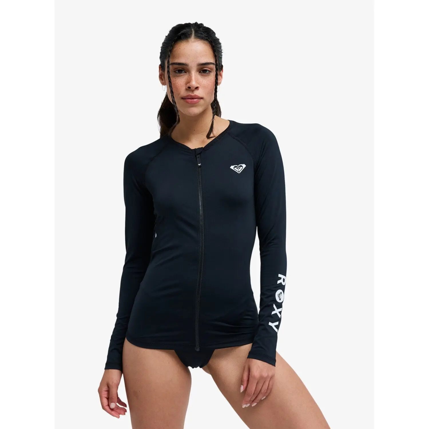 Zip-Shirt mit langen Ärmeln für Damen Roxy Essentials