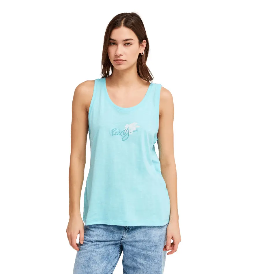 Roxy Women's Turquoise Tank Top Dream Oasis