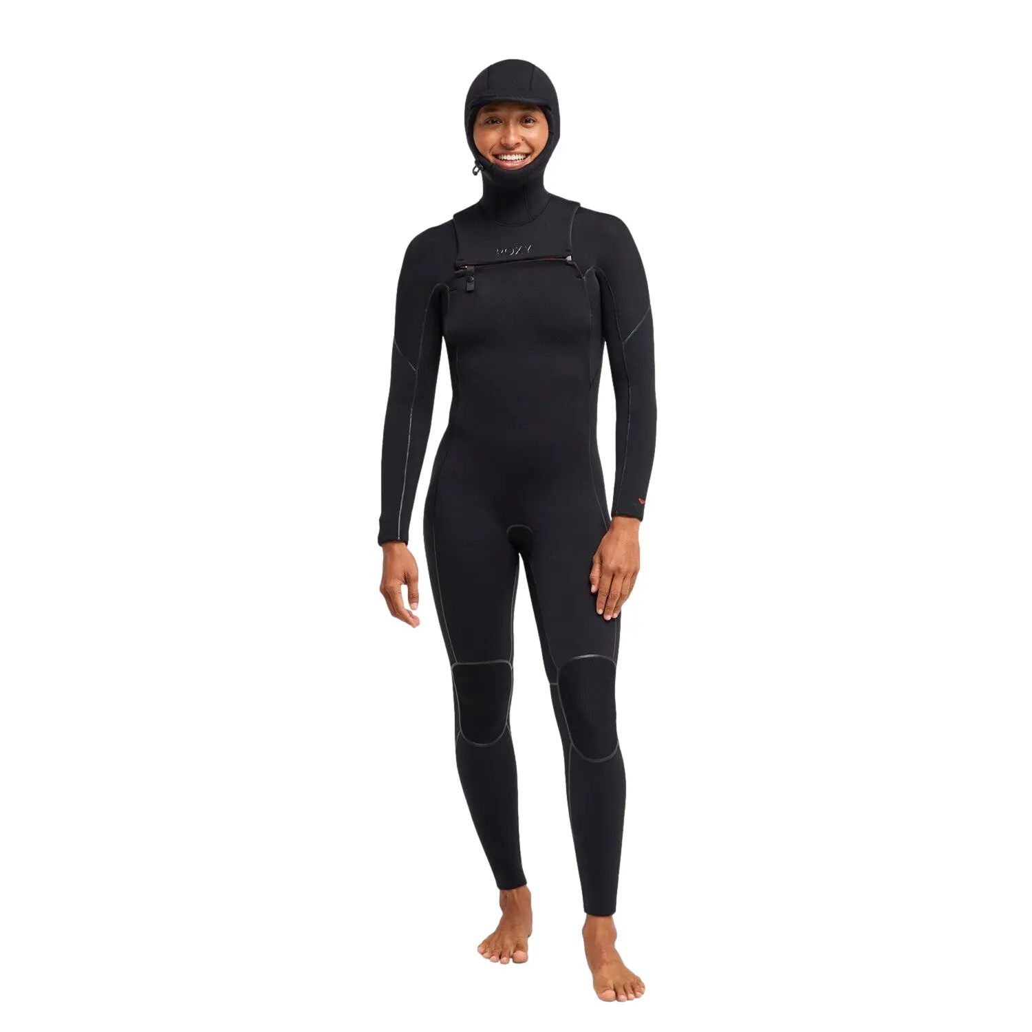 Damen Surfanzug mit Kapuze Roxy Elite Xtra Warm 5.4 mm Front-Zip