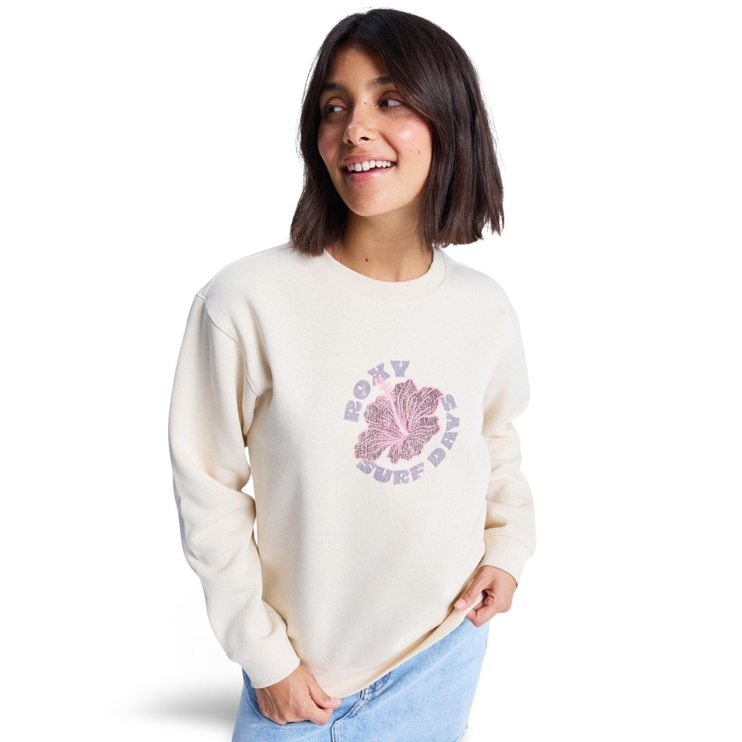 Felpa da donna Roxy Surf Stoked Crew Brushed Vint