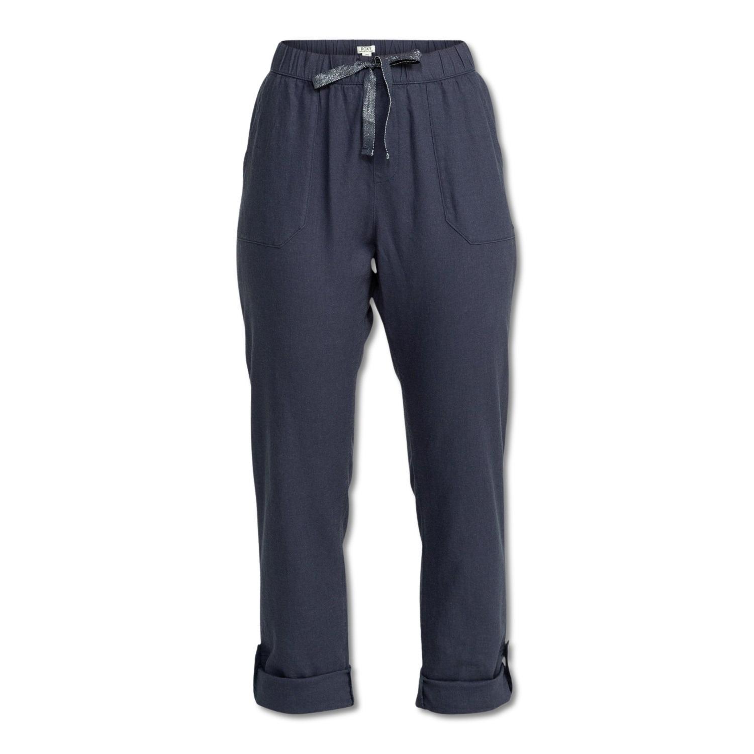 3613375169097 - - Womens On The Seashore Linen Cargo Trousers - Freizeithose Gr XS blau