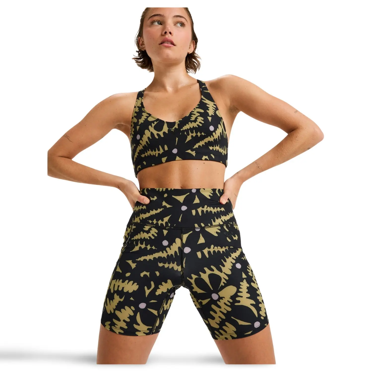 Damen Tights Roxy Heart Into It Biker PT