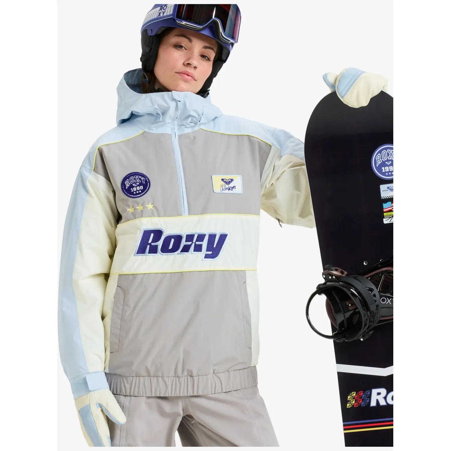 Damen Snowboardjacke Roxy Chloe Kim Anorak