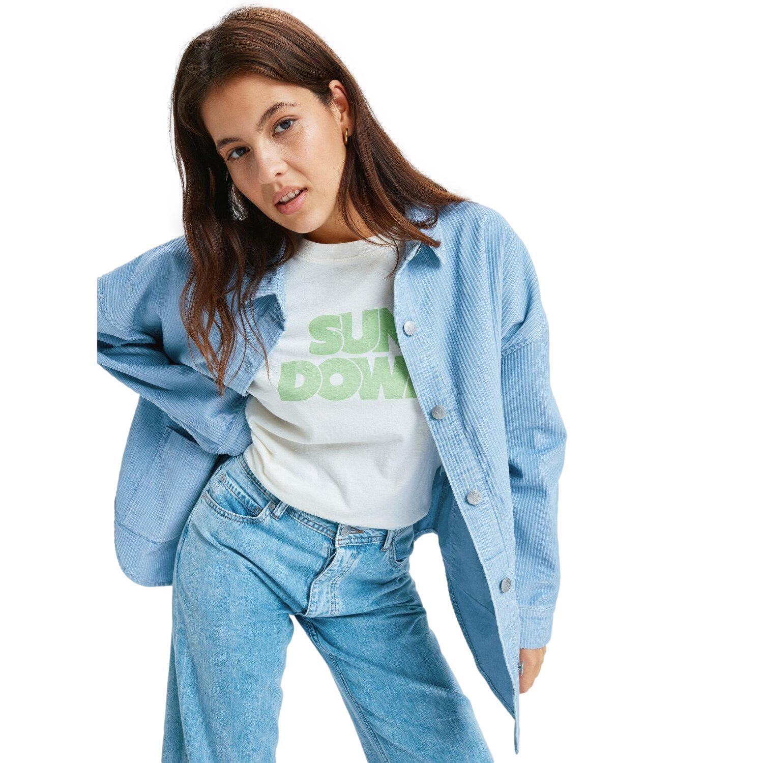 3616751296578 - Damen Langarm-Weste aus Cordstoff Kick Back