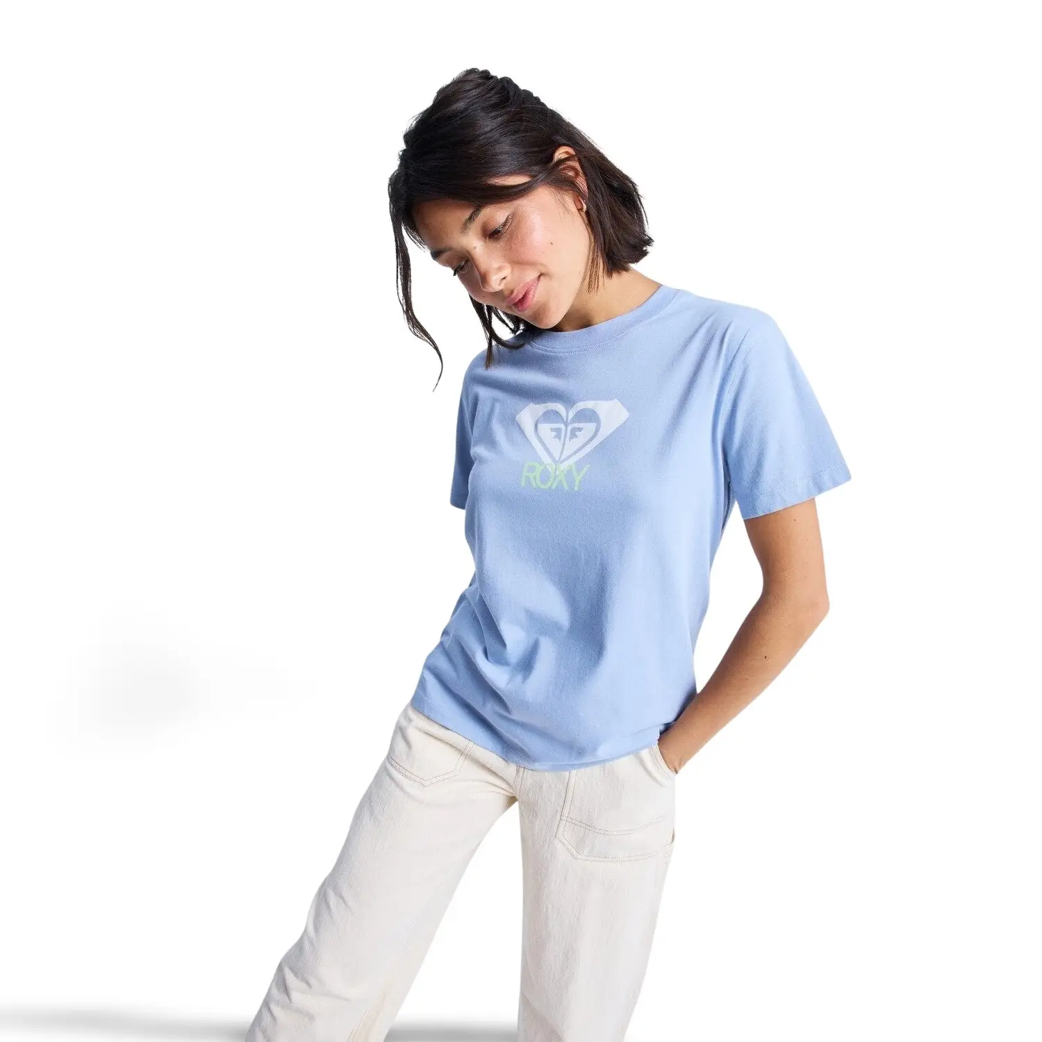 Dames-T-shirt Roxy Ocean Road Art
