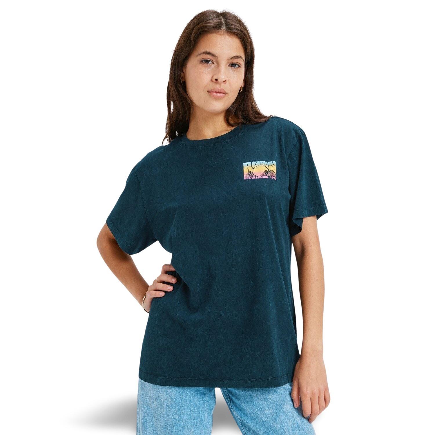 T-shirt oversize da donna Roxy Sunny Optic