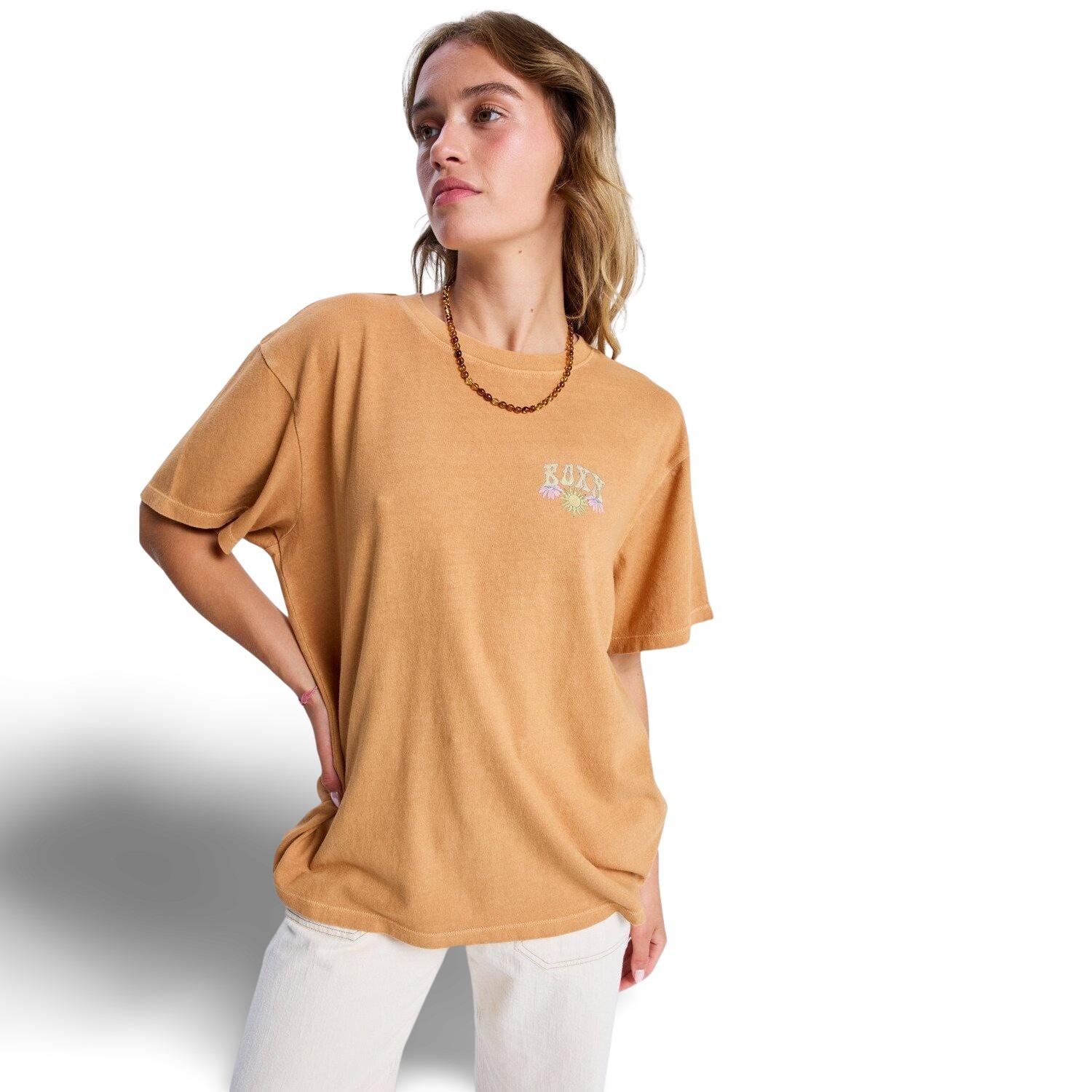 T-shirt oversize da donna Roxy Sunny Stone Wash