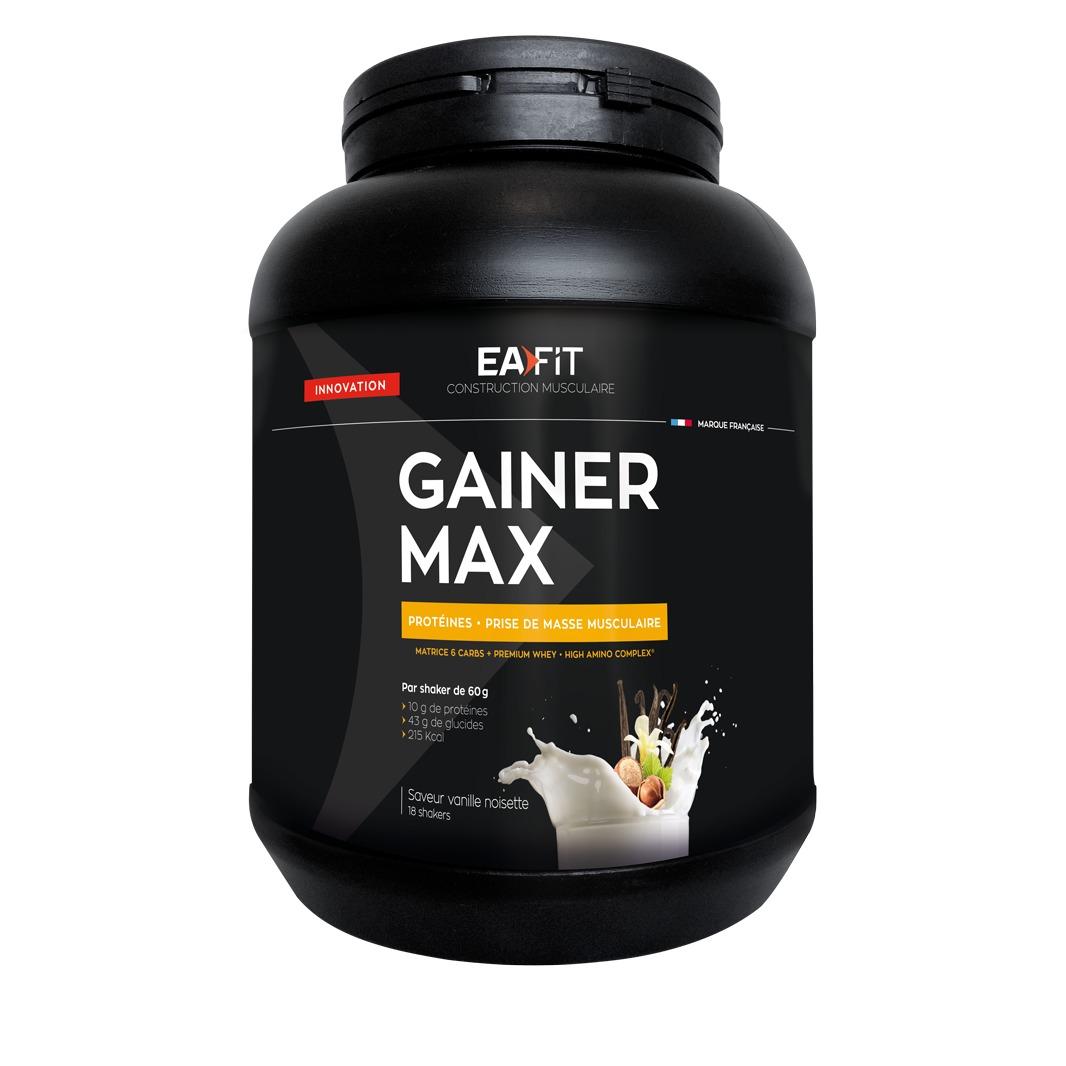 Proteine in Polvere 1,1 kg - Gainer Massa Muscolare - 10g di proteine per uno shaker proteine - Gusto Vaniglia - Whey Gainer- Polvere - Whey Protein-image