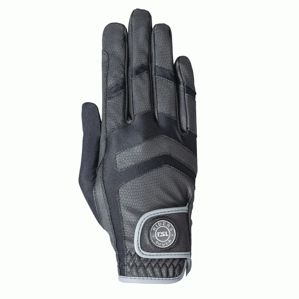 Rsl Riders Touch Noir Riding Gloves Palma