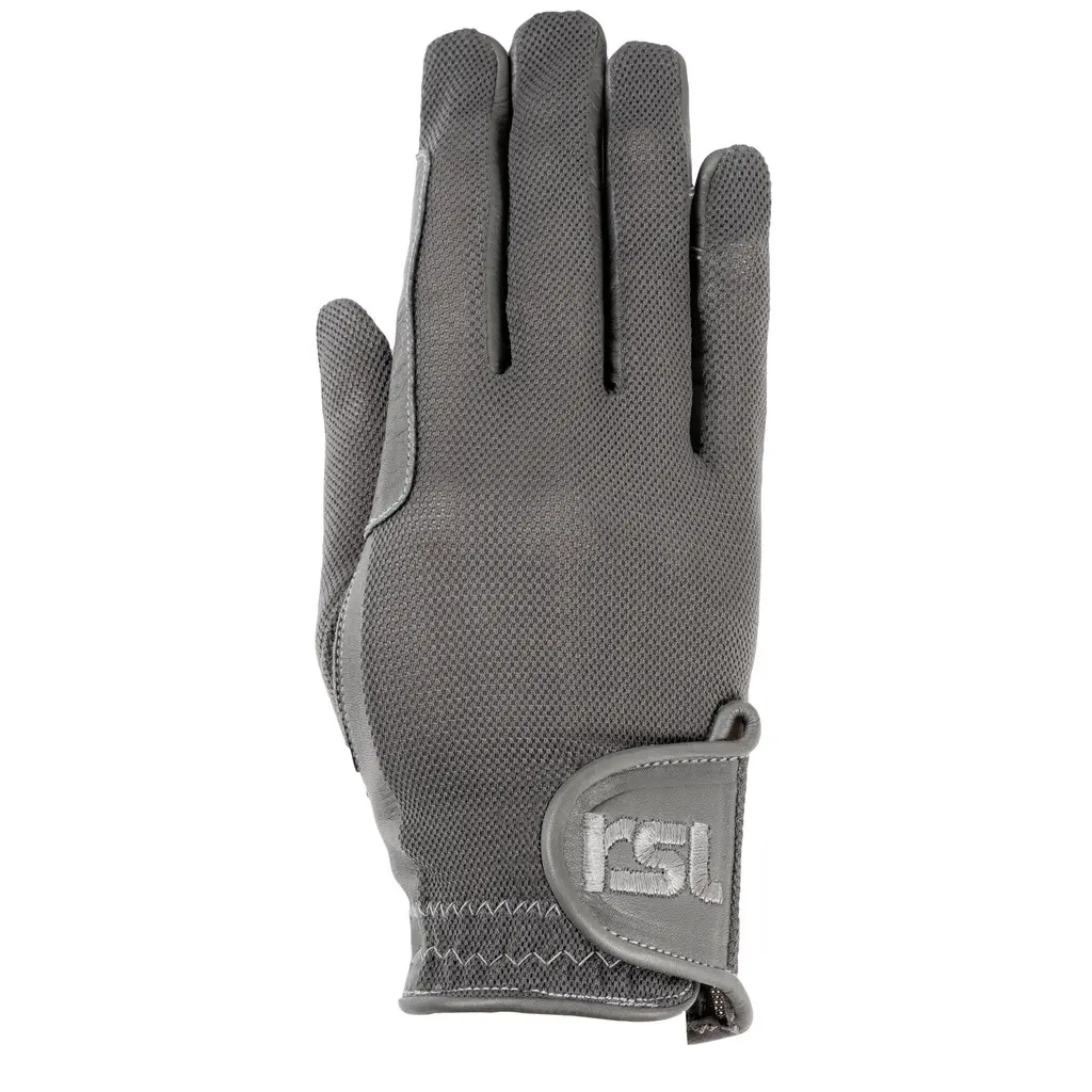Rsl Riders Touch Gris Cowhide Riding Gloves Santa Monica