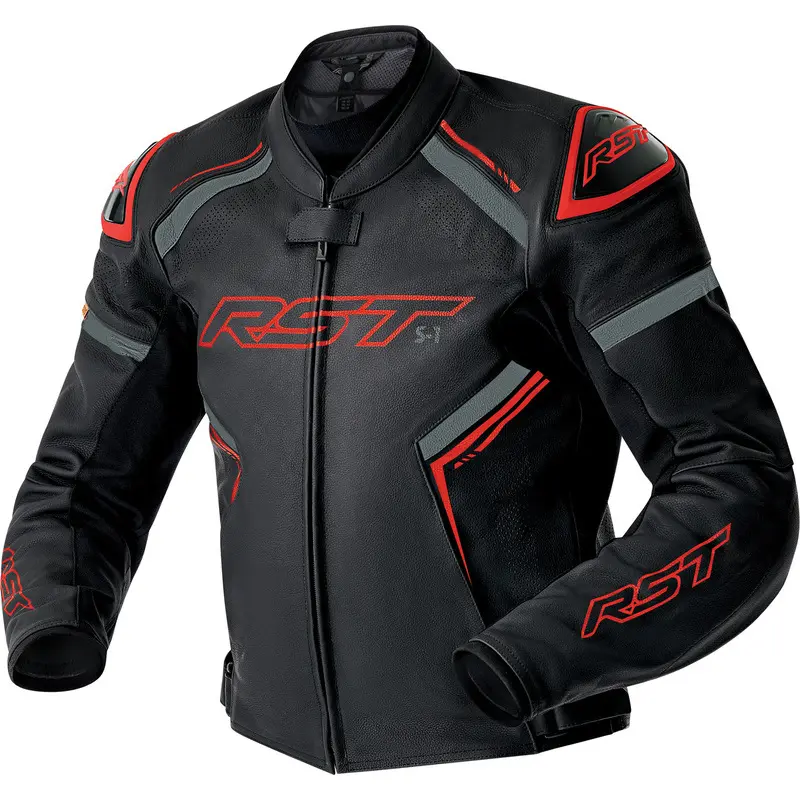 Motorrad-Lederjacke Rst S1 D3O