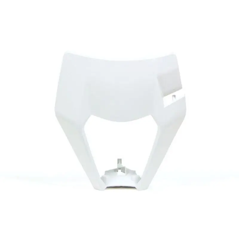 Plastique plaque phare RTech KTM 125 EXC 17-19 blanc (couleur OEM Six