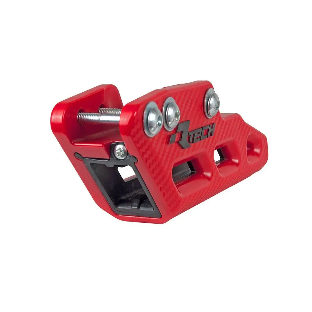 Guide ChaÃ®ne Monobloc RTECH R2.0 Worx Rouge / Noir pour Honda 250/450