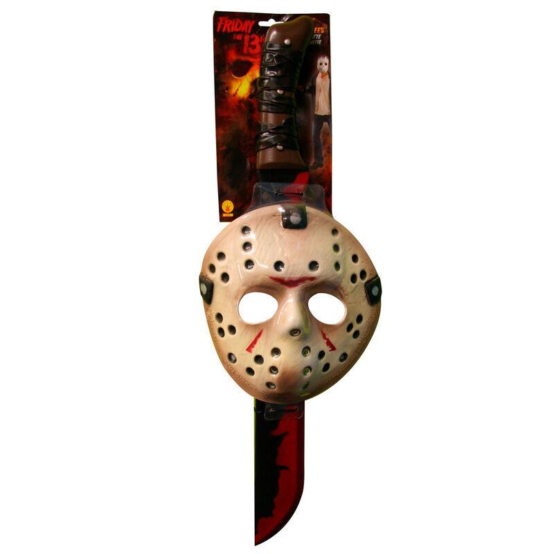 0082686087858 - Maske und Machete Friday the 13th Jason