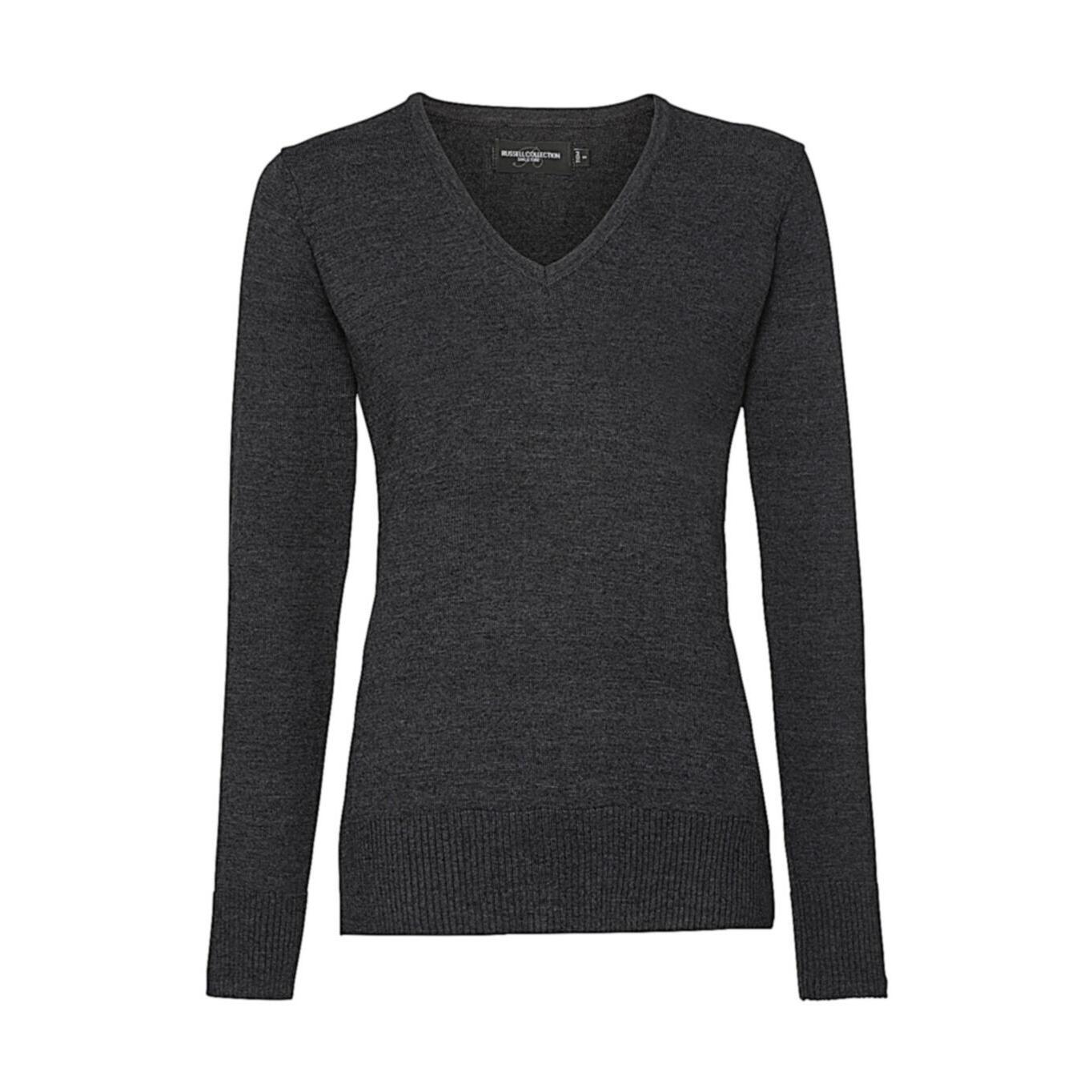 4059106308974 - Strickpullover mit V-Ausschnitt für Damen Russell Athletic