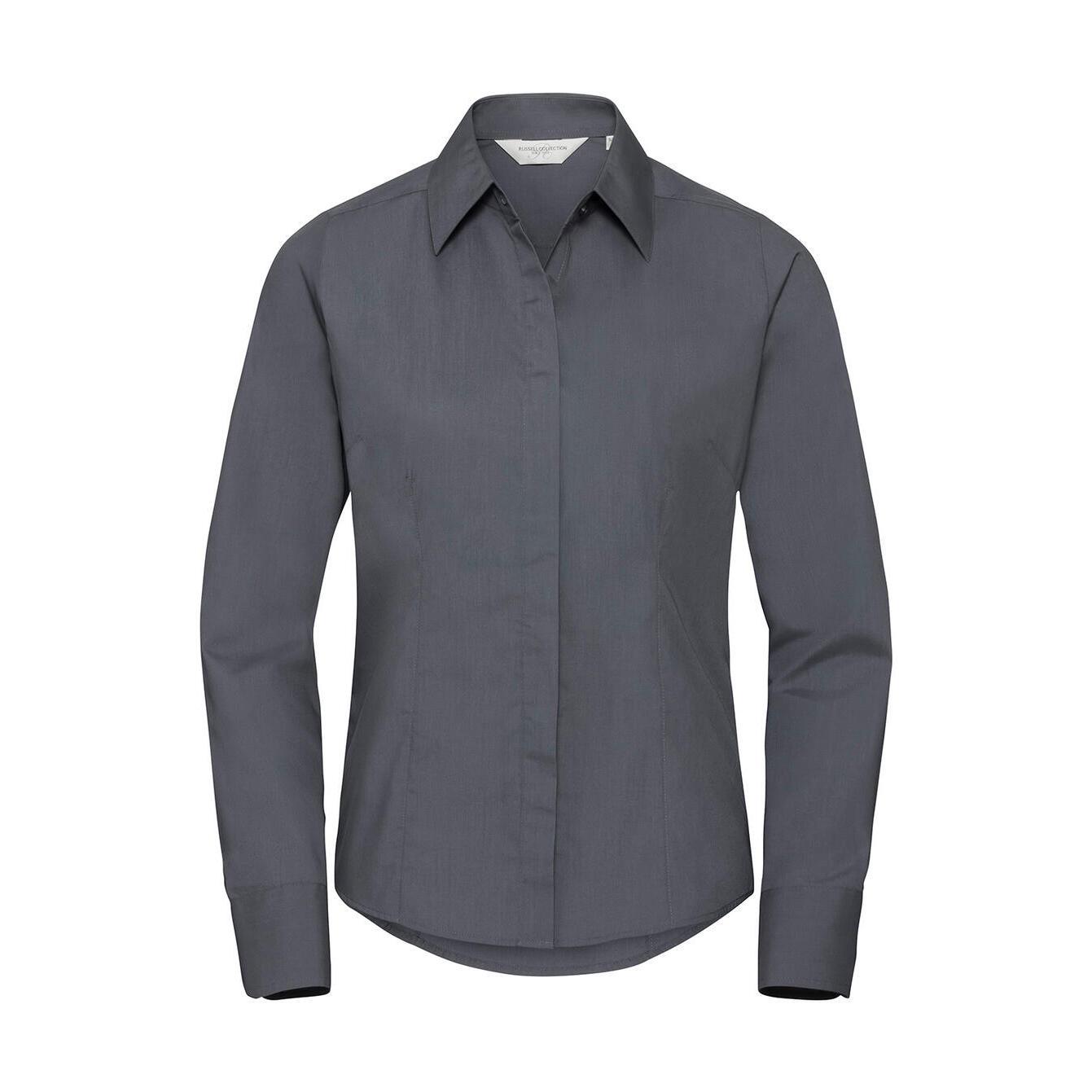 4059106338186 - Langarmshirt Damen Fitted Poplin