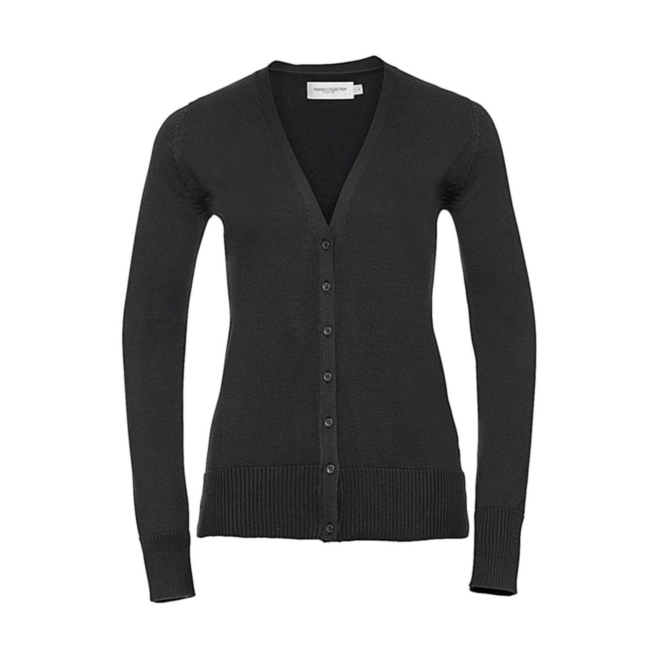 4059106166802 - Strick-Cardigan mit V-Ausschnitt für Damen Russell Athletic