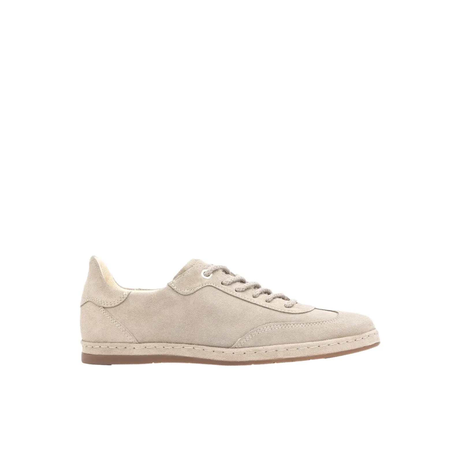 Scarpe nautiche in camoscio con lacci da donna