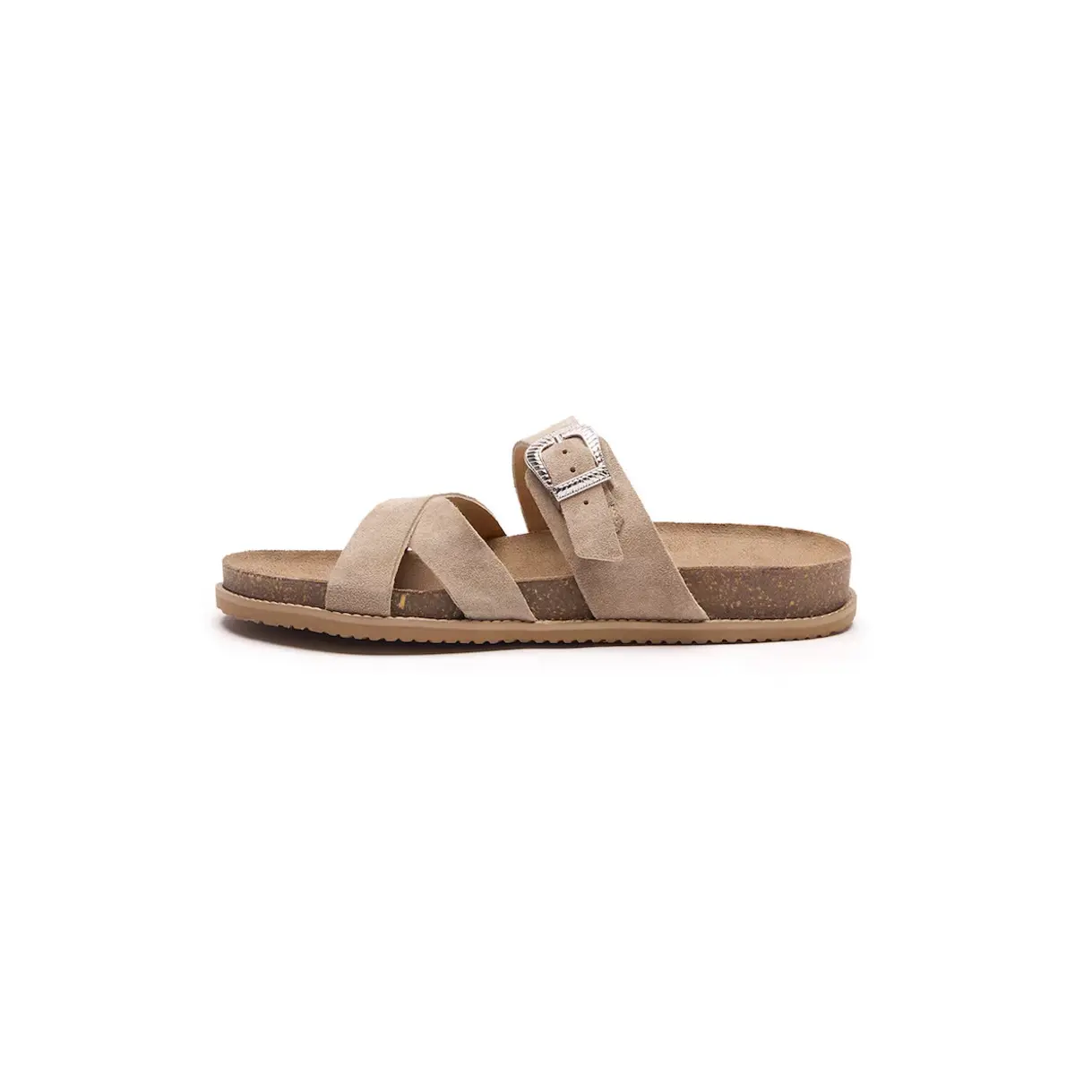 Mules in camoscio donna