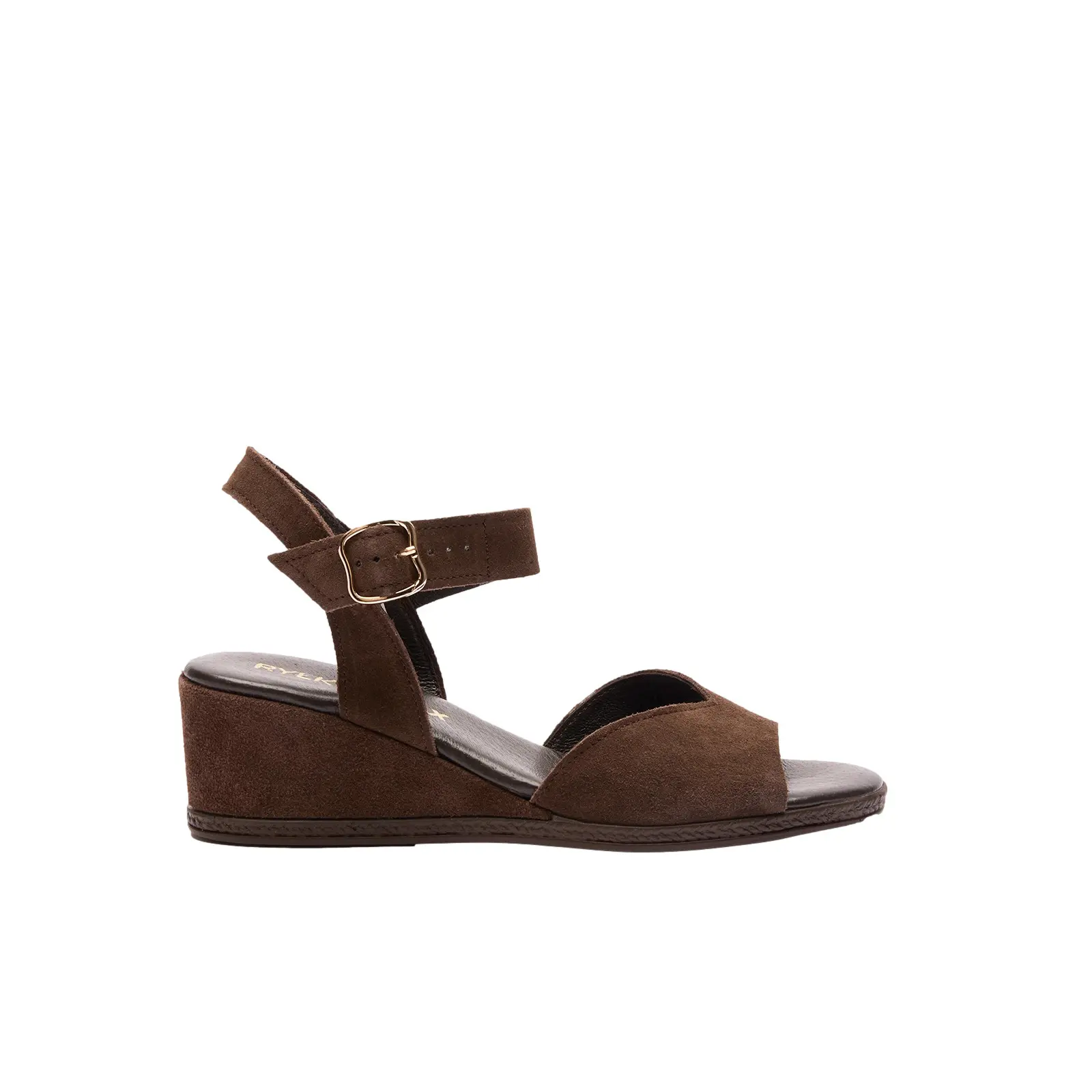 Sandali in camoscio in pelle donna