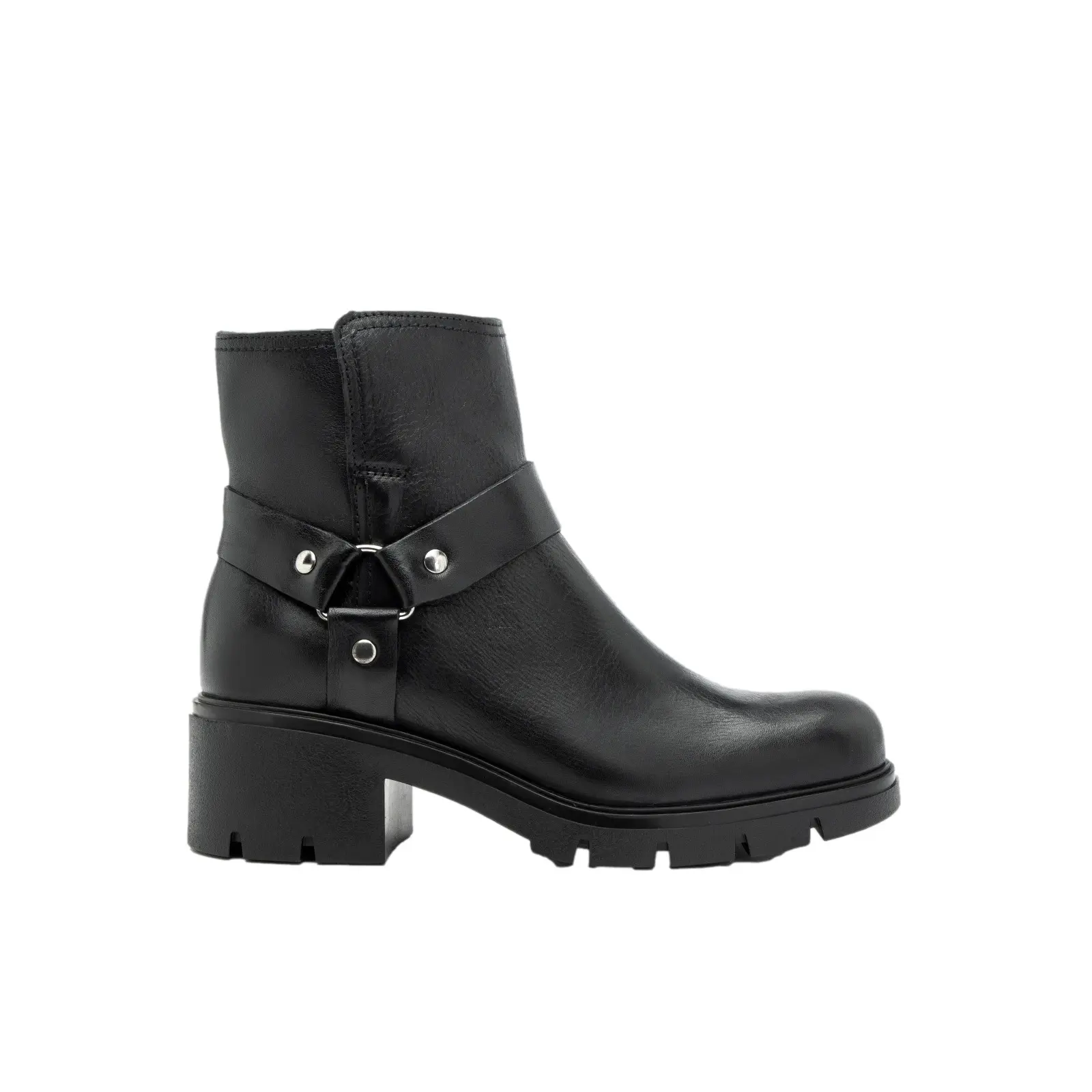 Women's leather biker boots RyÅko Samanta