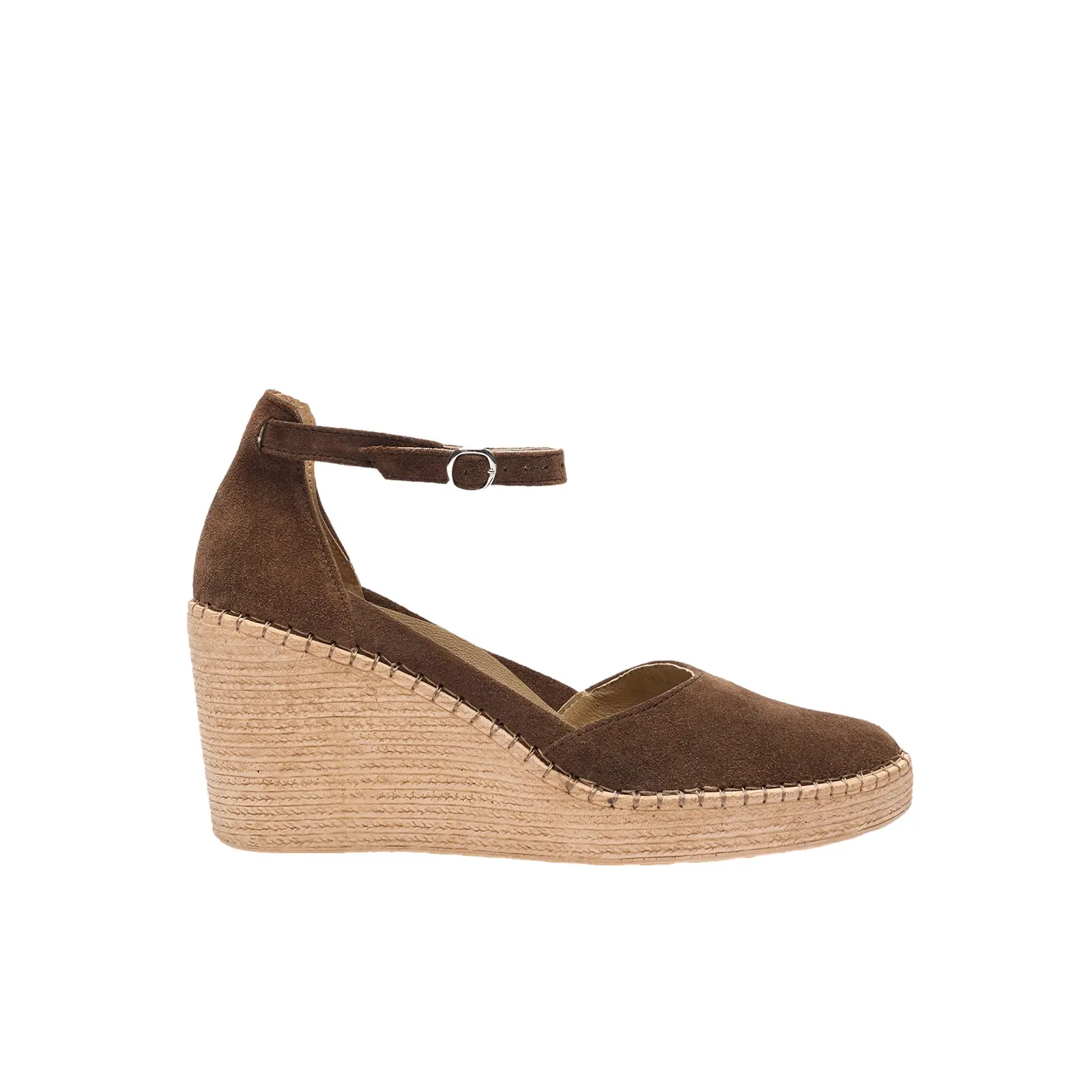 Image of Velours Wedges Sandalen Damen Ryłko Valeria