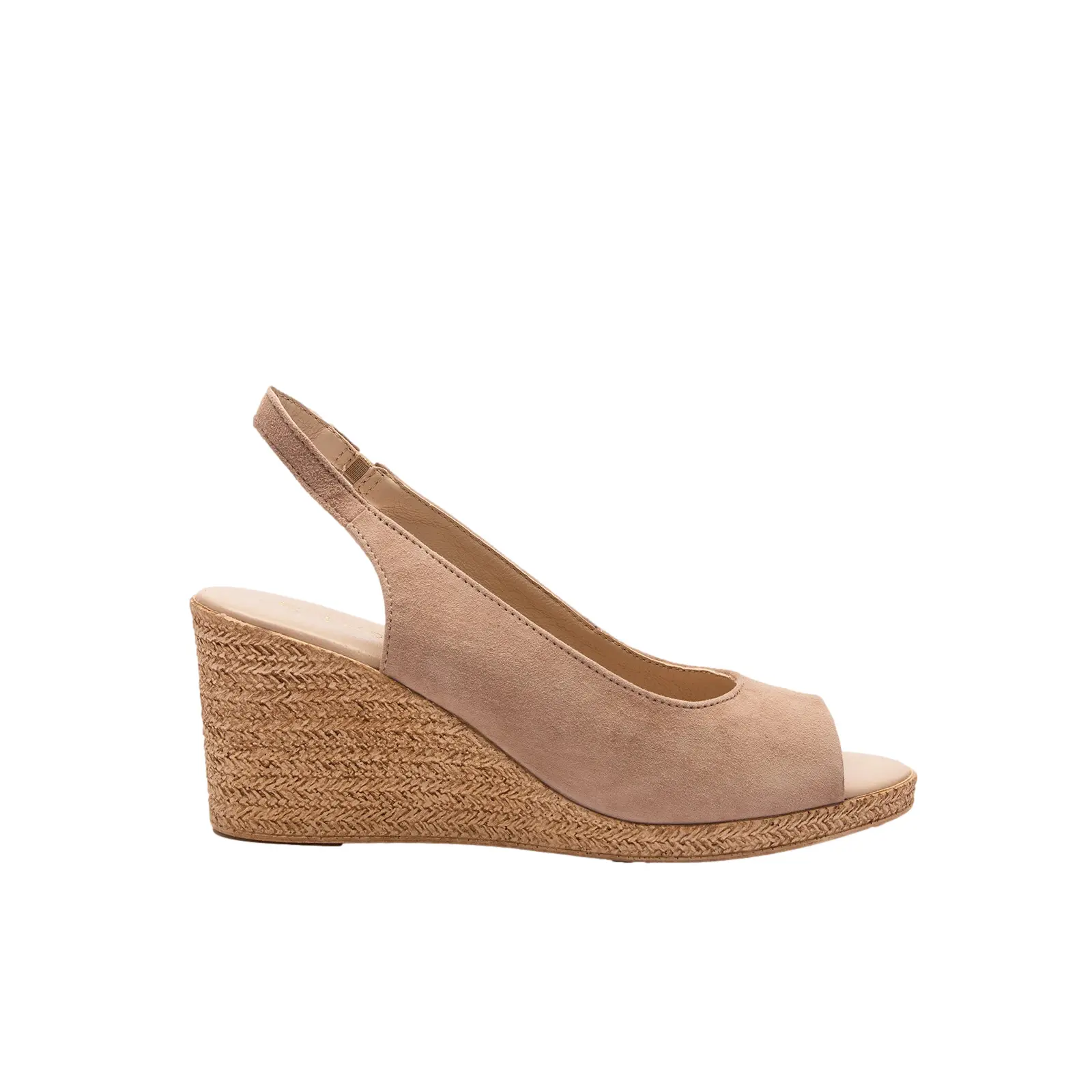 Sandali con zeppa in pelle scamosciata donna  Gwen