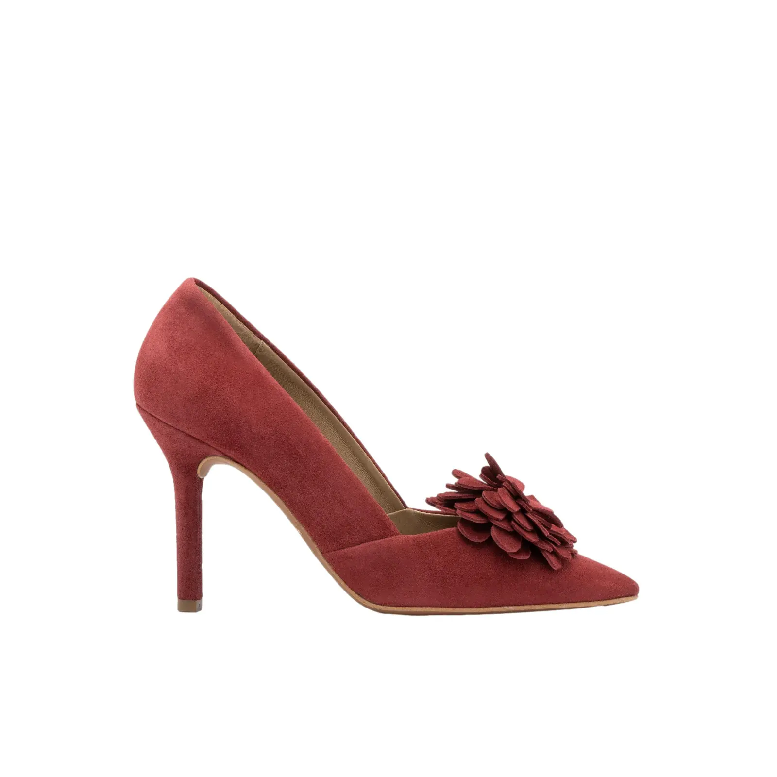 Decollete con dettaglio fiore in pelle scamosciata donna  Aga