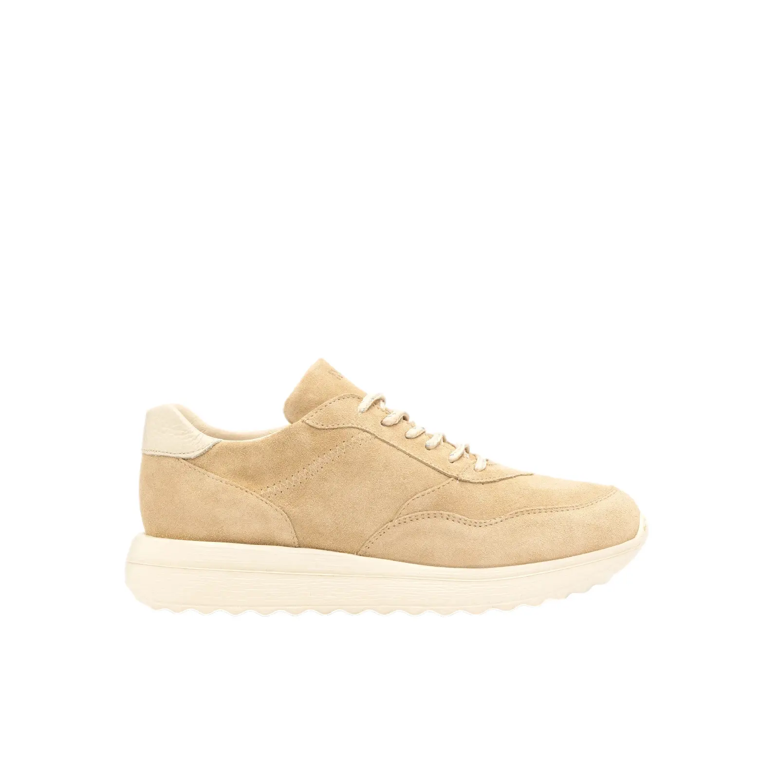 Baskets a piattaforma in suede donna