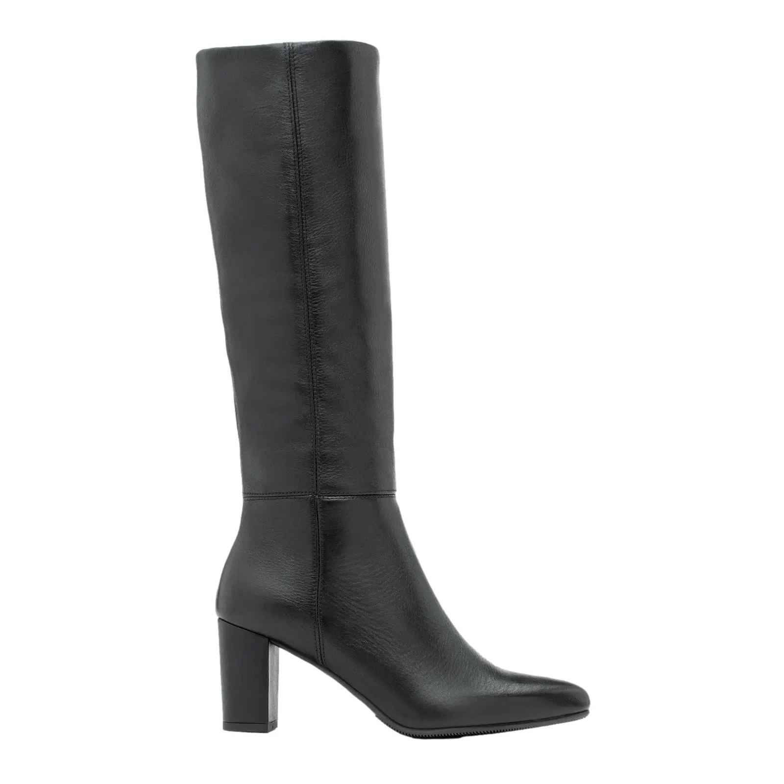 Image of Schmale Lederstiefel bis zum Knie für Frauen Ryłko Kora