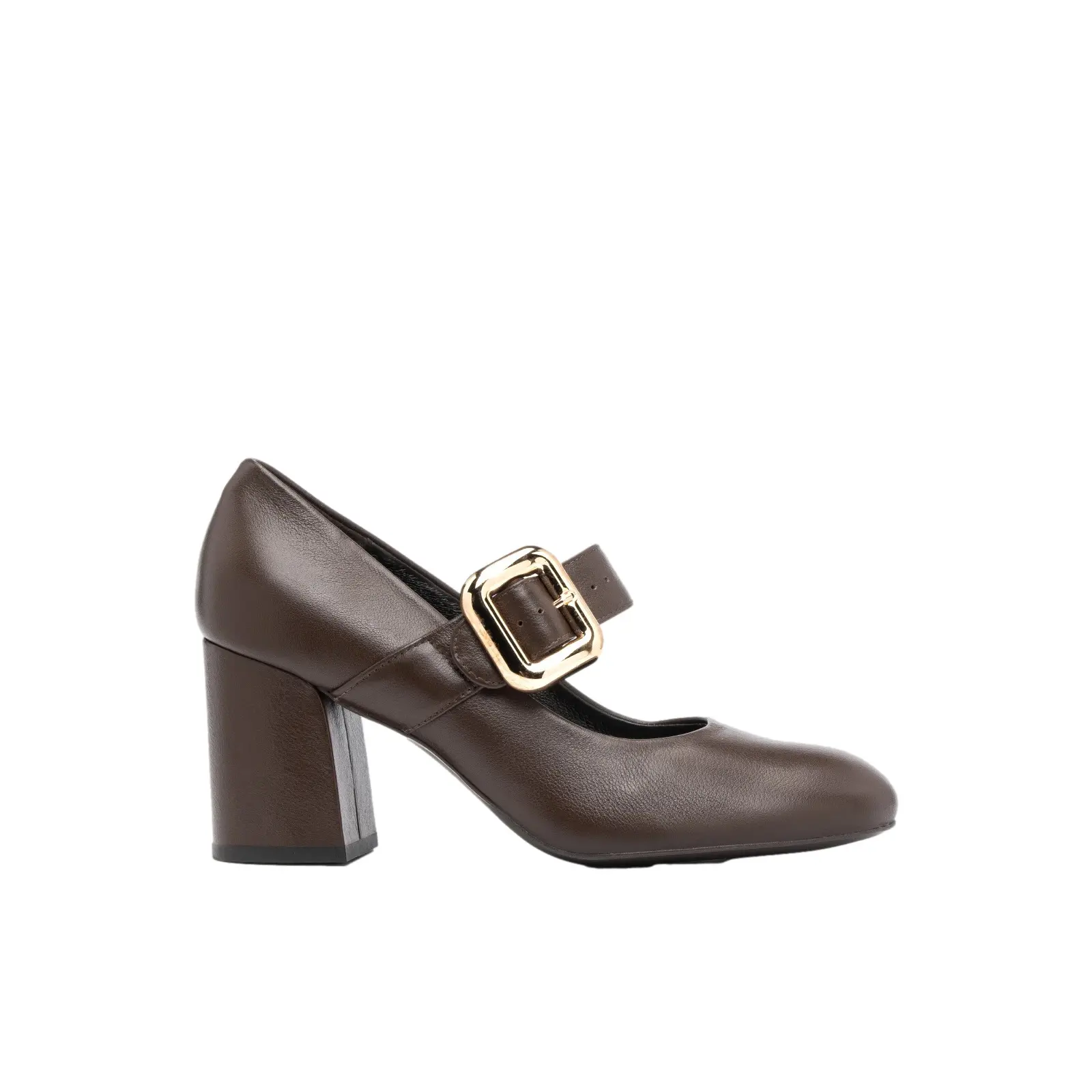 Leder High Heels mit Schnalle für Frauen Ryłko
