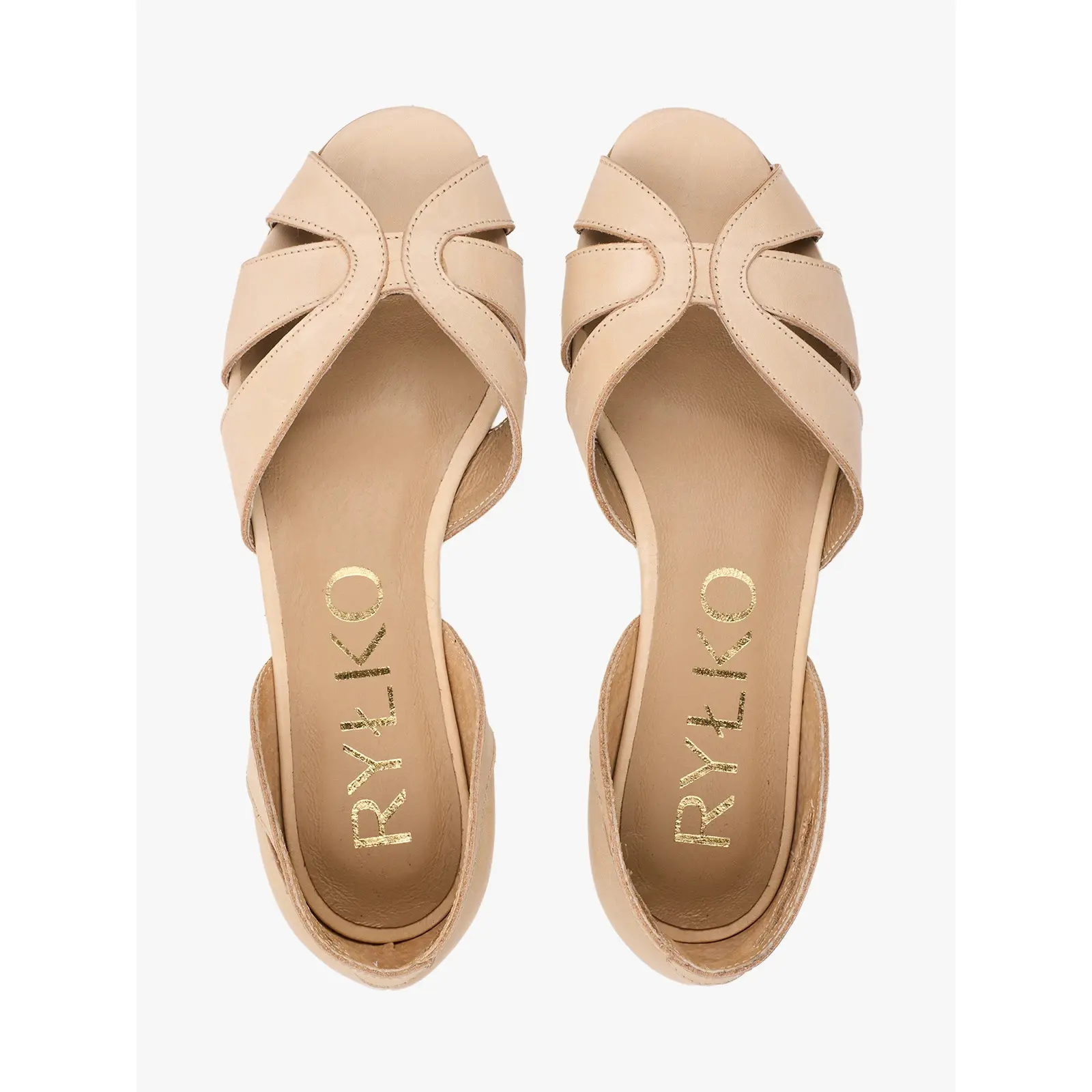 Ballerine in pelle leggera donna