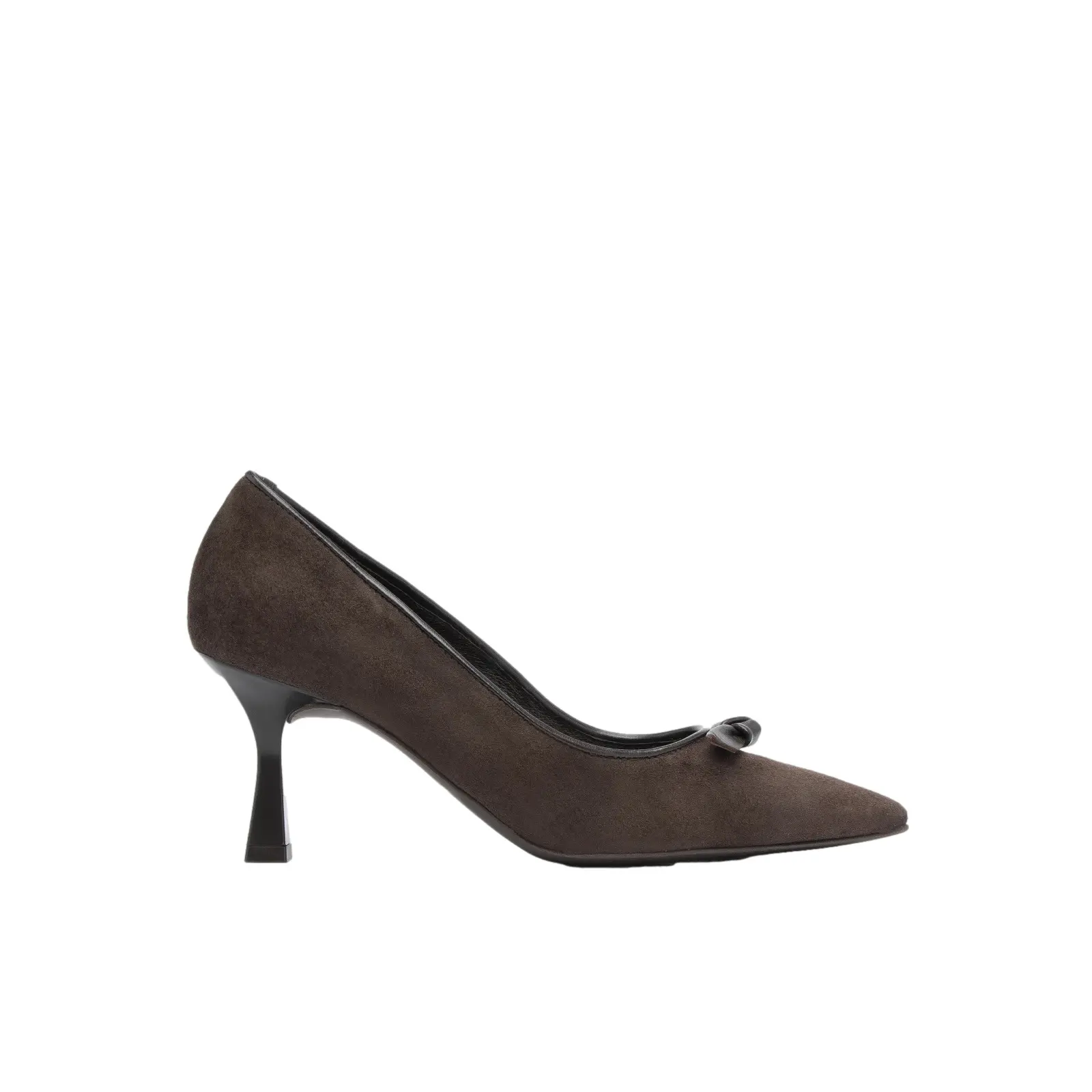 Damen Wildleder Pumps mit Schlaufe Ryłko