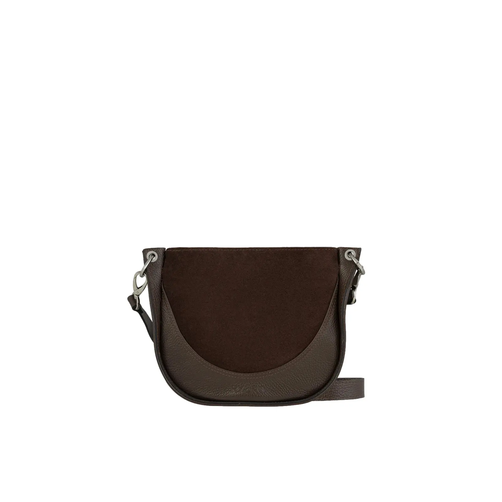 Smooth Leather and Suede Handbag Women RyÅko