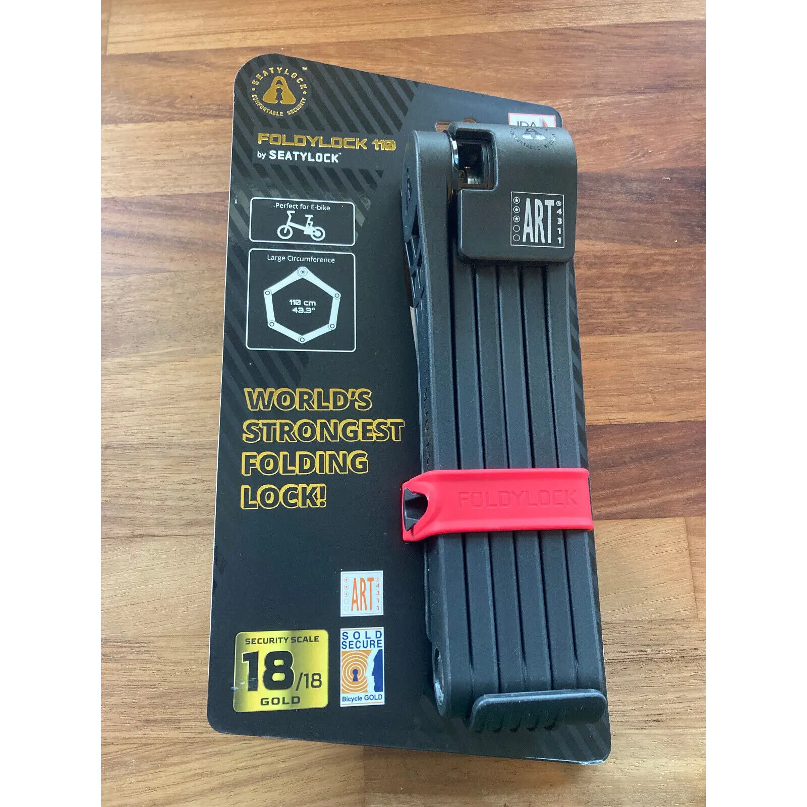 Velo Store - UK Folding anti-theft device Seatylock Foldylock 110 | Extra 10% off with Subscription, Postage £16.79 to UK Fedex.