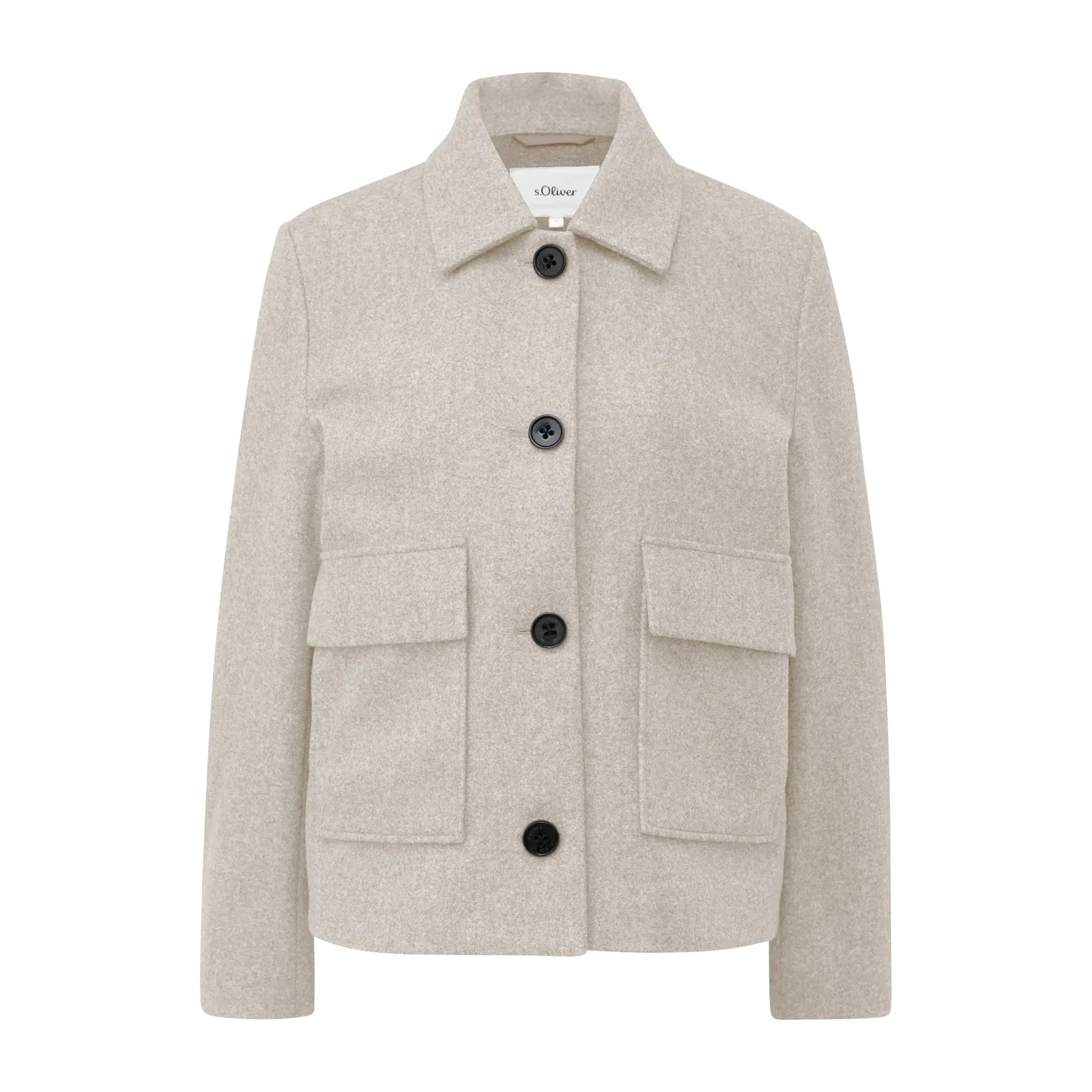 Jacke Relaxed Fit mit aufgesetzten Taschen für Damen s.Oliver