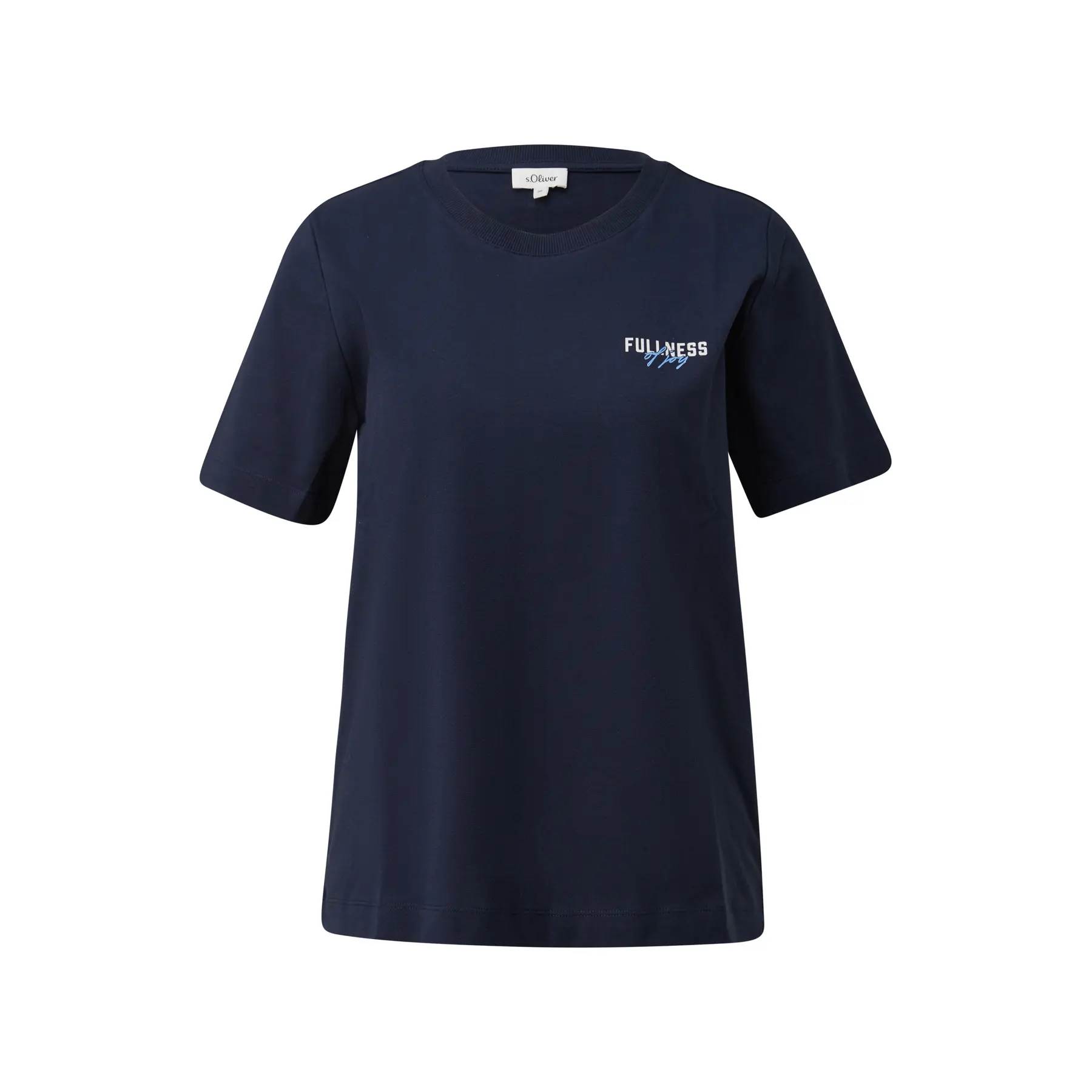 T-Shirt Relaxed Fit mit Druck vorne und hinten Damen s.Oliver