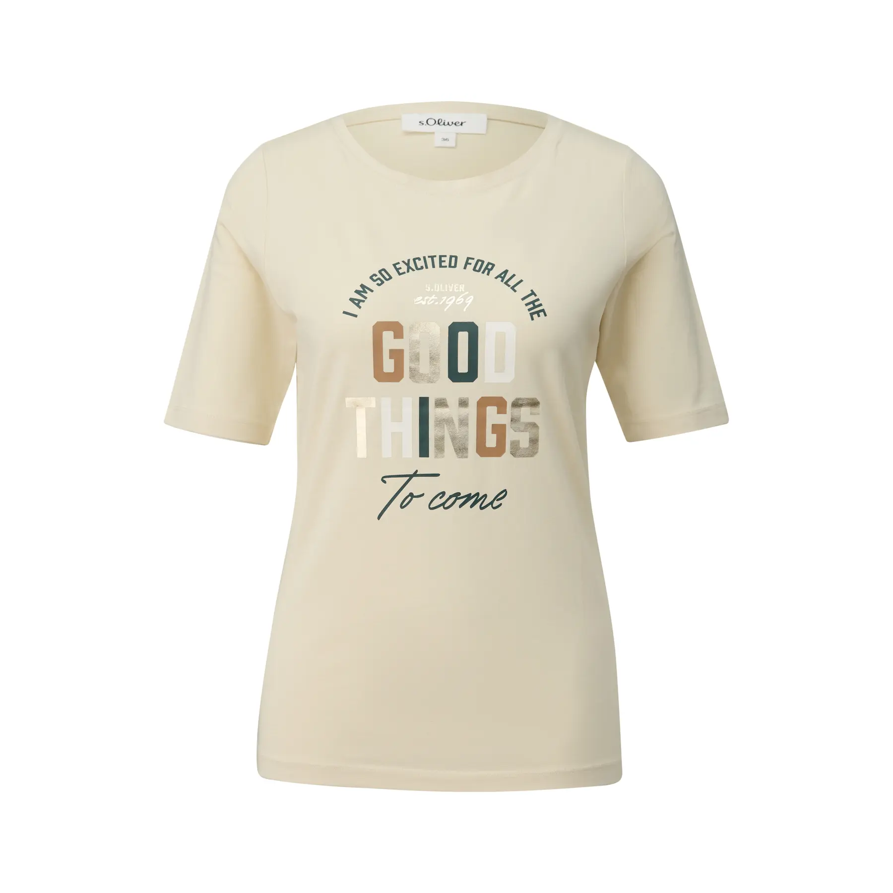 T-Shirt mit Frontdruck für Frauen s.Oliver