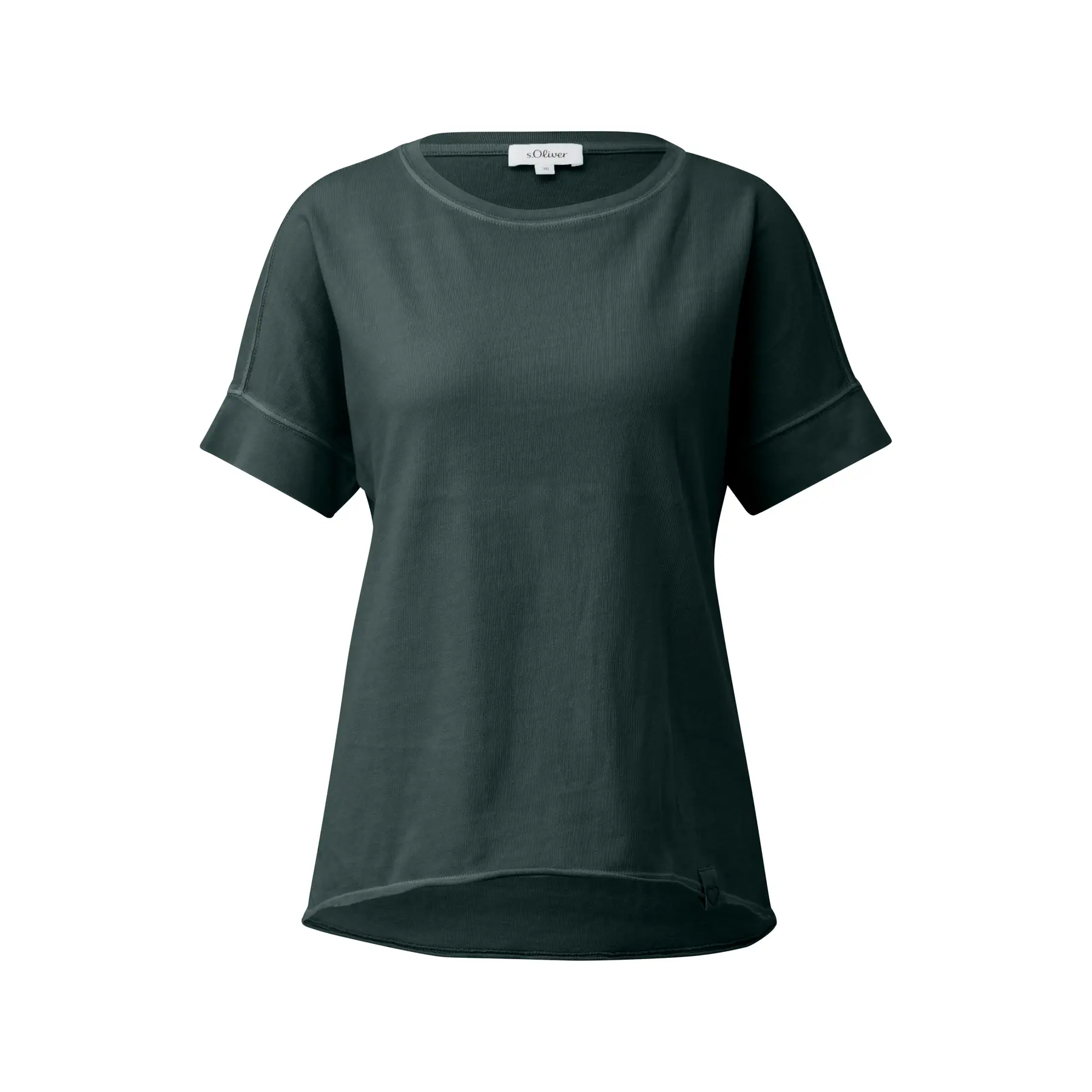 T-Shirt Vintage Relaxed Fit mit Dekostichen für Damen s.Oliver