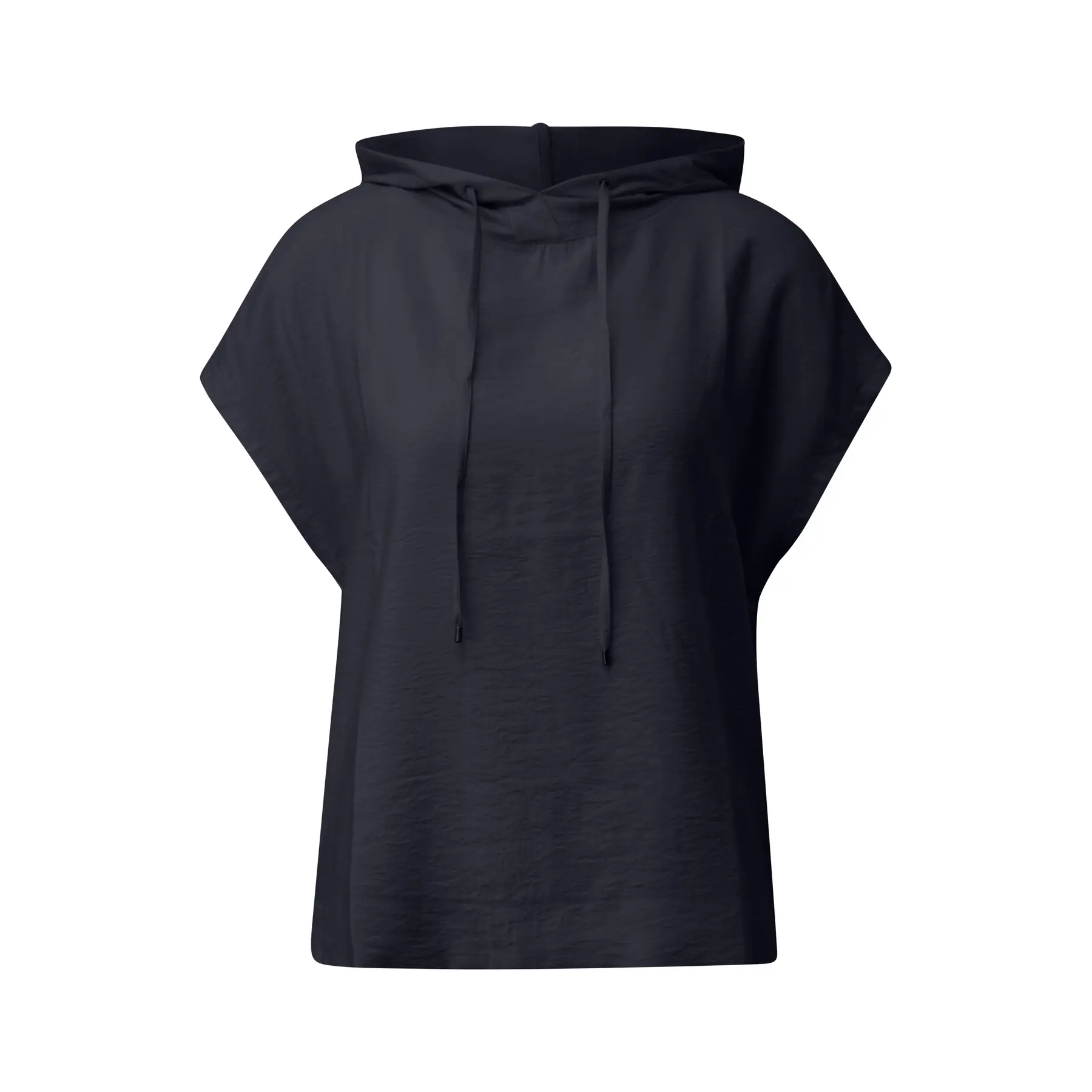 Damen Hoodie T-Shirt mit überschnittenen Schultern und Kordelzug s.Oliver