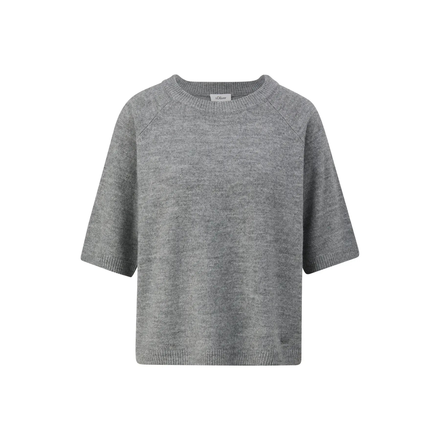 Kurzarm-Pullover aus gemischter Alpakawolle für Damen s.Oliver