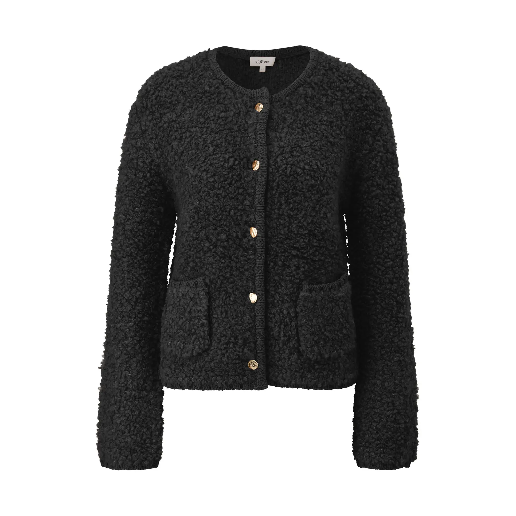 Cardigan Relaxed Fit aus gemischter Alpaka für Damen s.Oliver