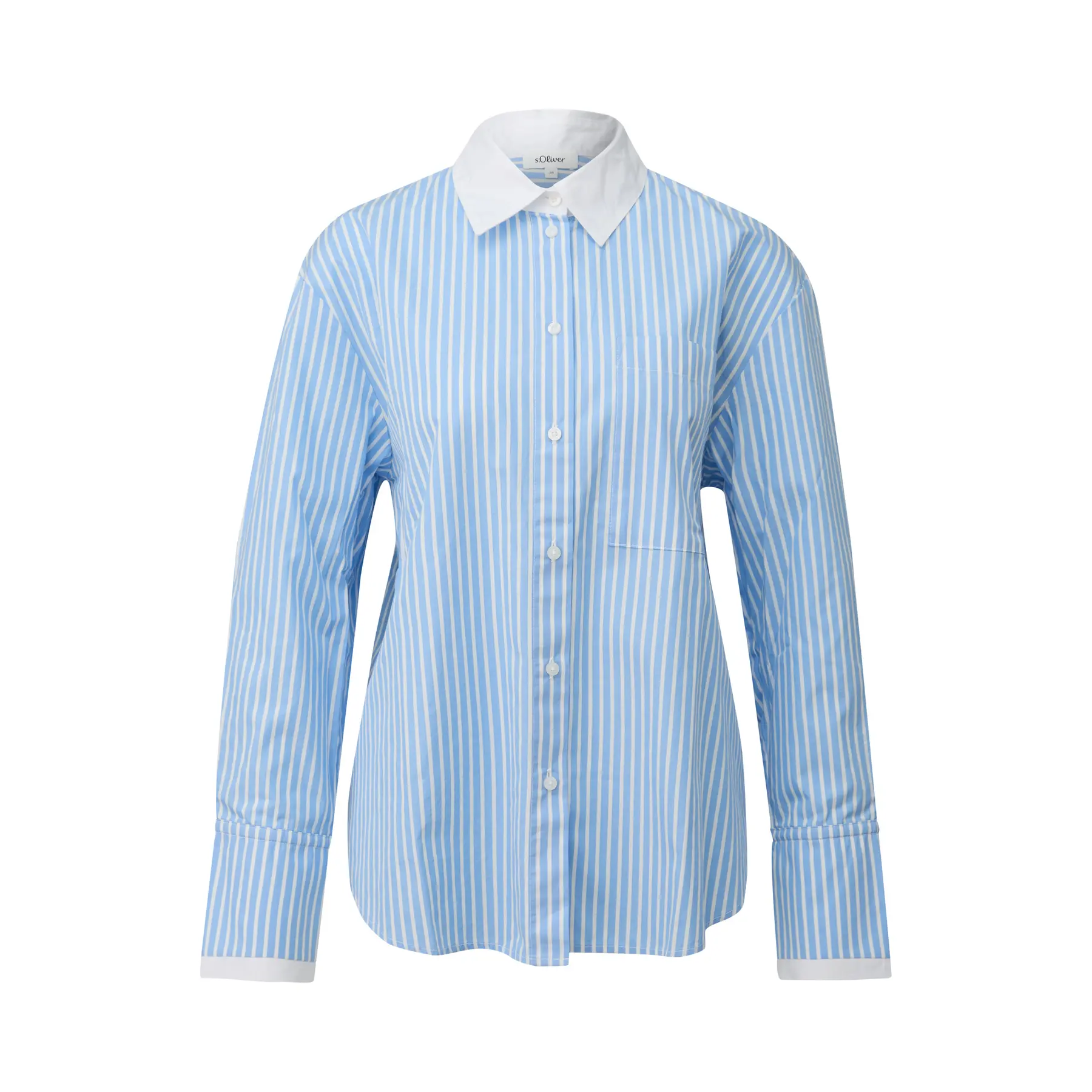 Bluse aus Popeline Relaxed Fit Damen s.Oliver