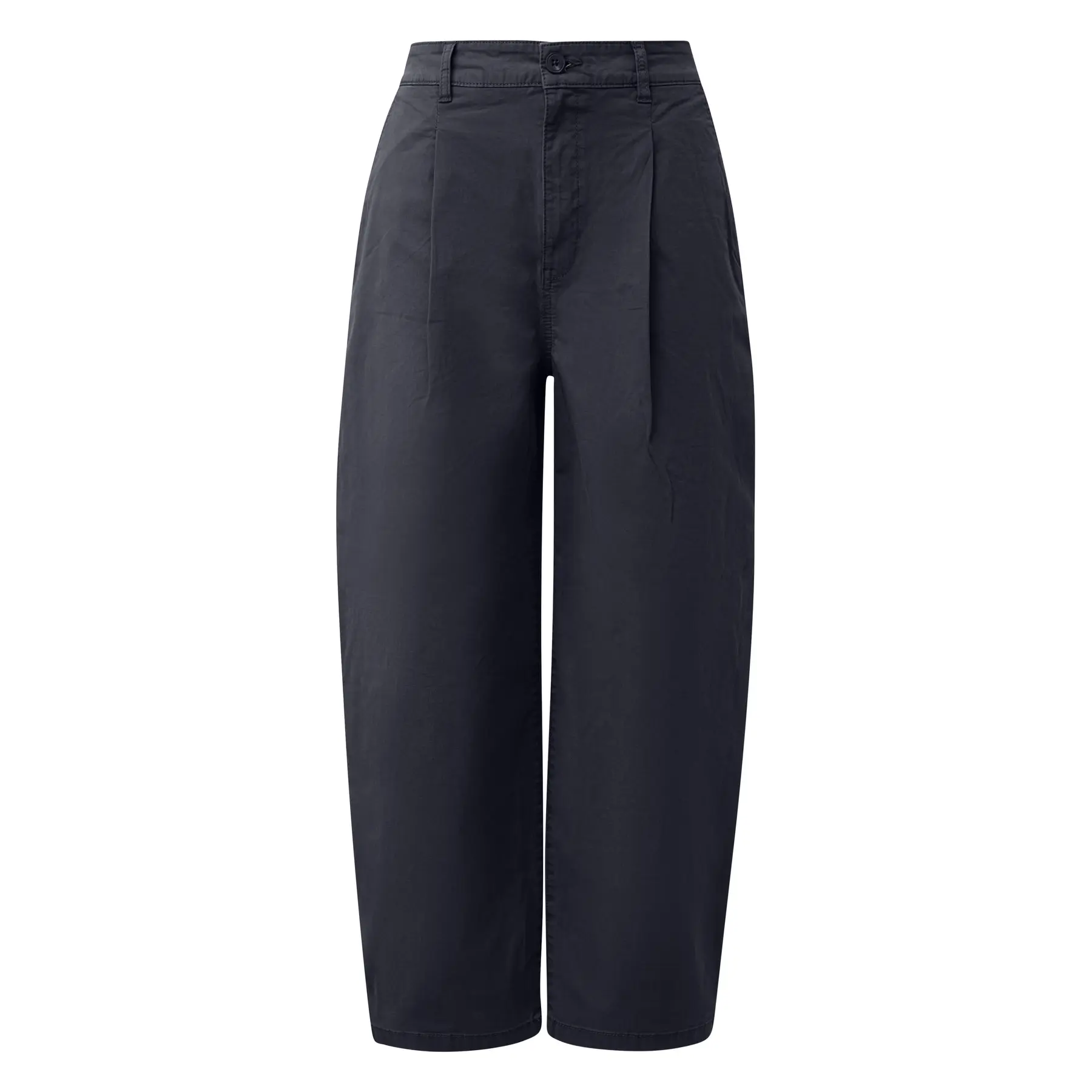 Damen Relaxed Fit Baumwollstretchhose mit Barrel Leg s.Oliver
