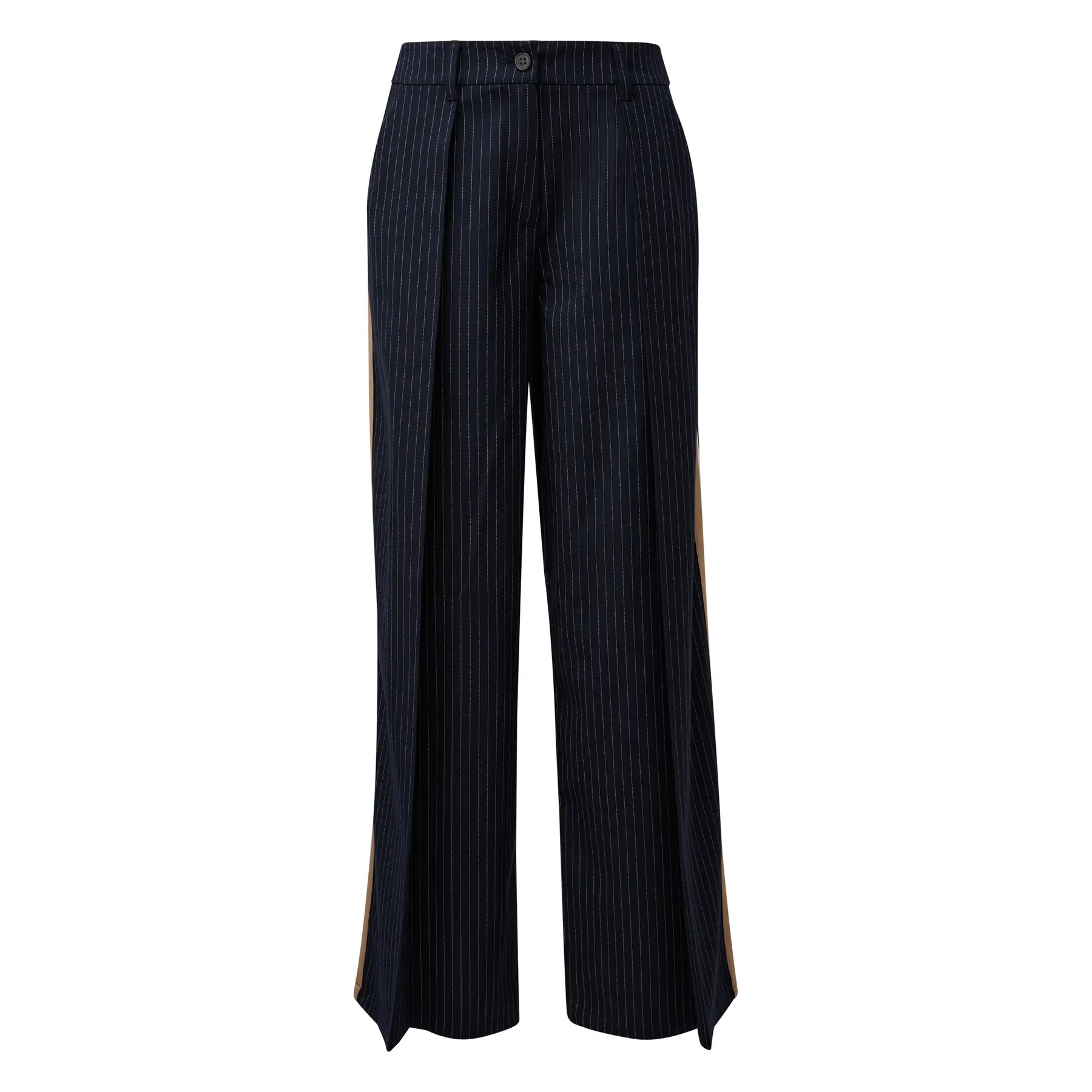 Hochwasserhose mit Falten und feinen Streifen für Damen s.Oliver