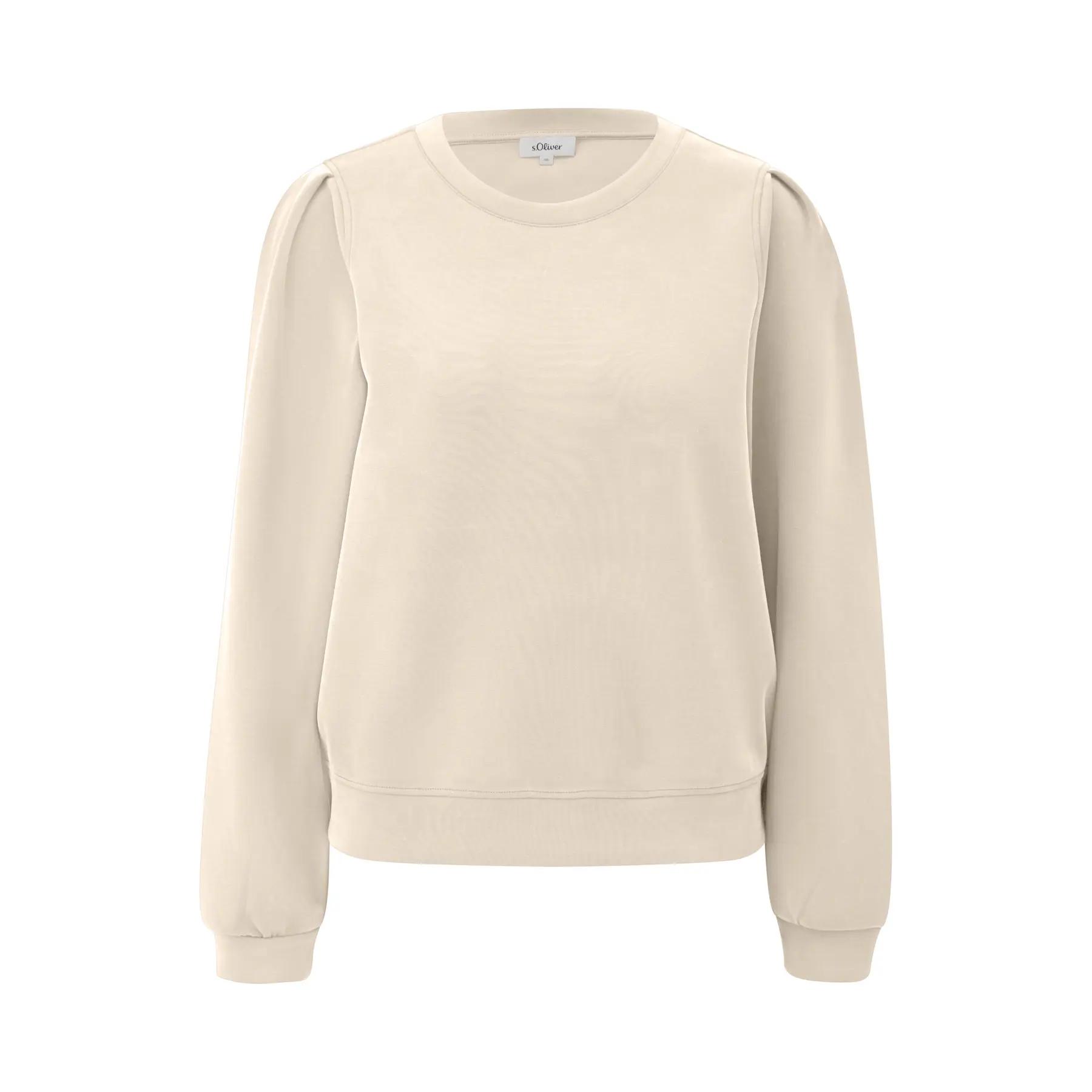 Damen Sweatshirt aus Scuba mit Puffärmeln s.Oliver